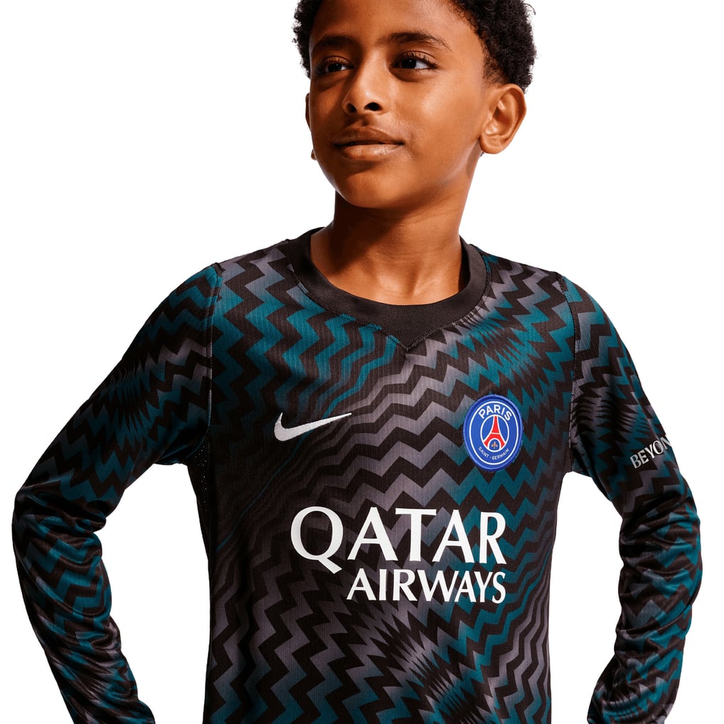 PSG Nike Goalkeeper Stadium  Long Sleeve Shirt 2026-27 - Kids