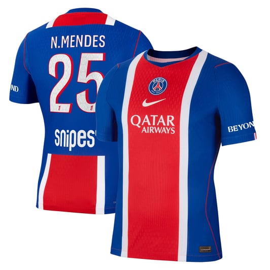 Nuno Mendes Paris Saint-Germain Kits, Nuno Mendes PSG Shirts 