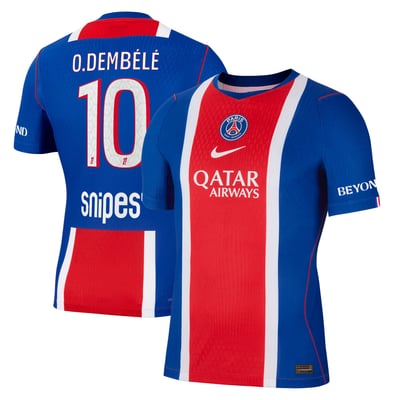 PSG Nike Home Aero-FIT Match Shirt 2026-27 with O.Dembélé 10 printing