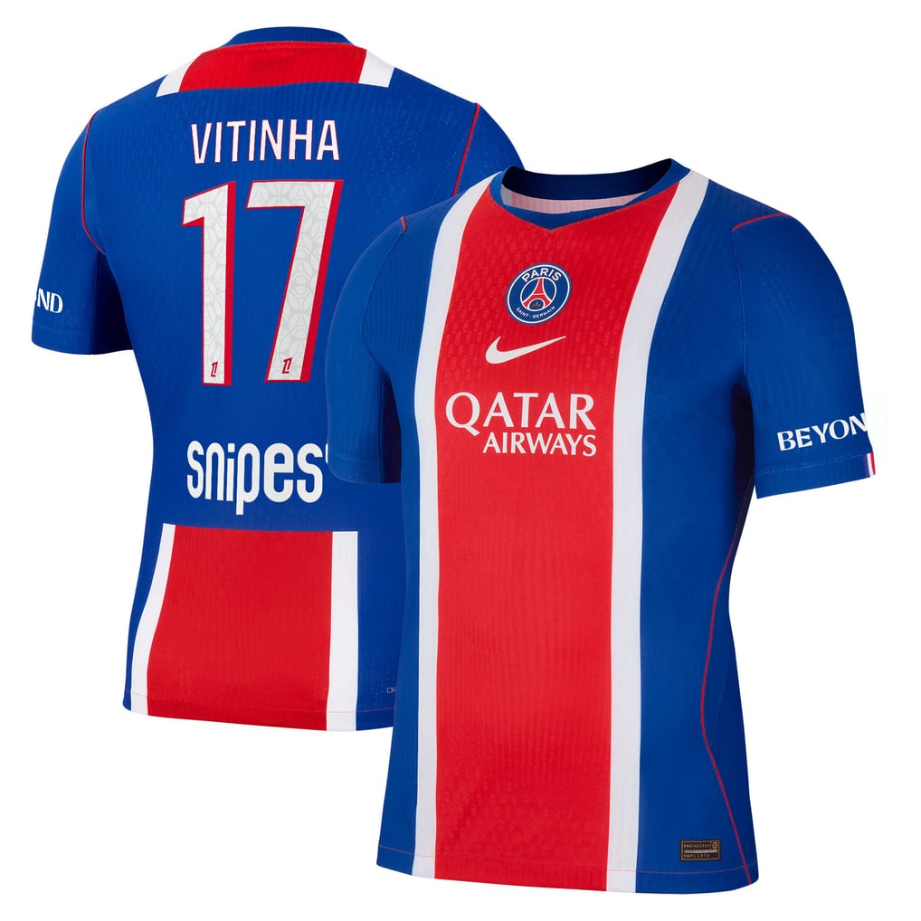 PSG Nike Home Aero-FIT Match Shirt 2026-27 with Vitinha 17 printing