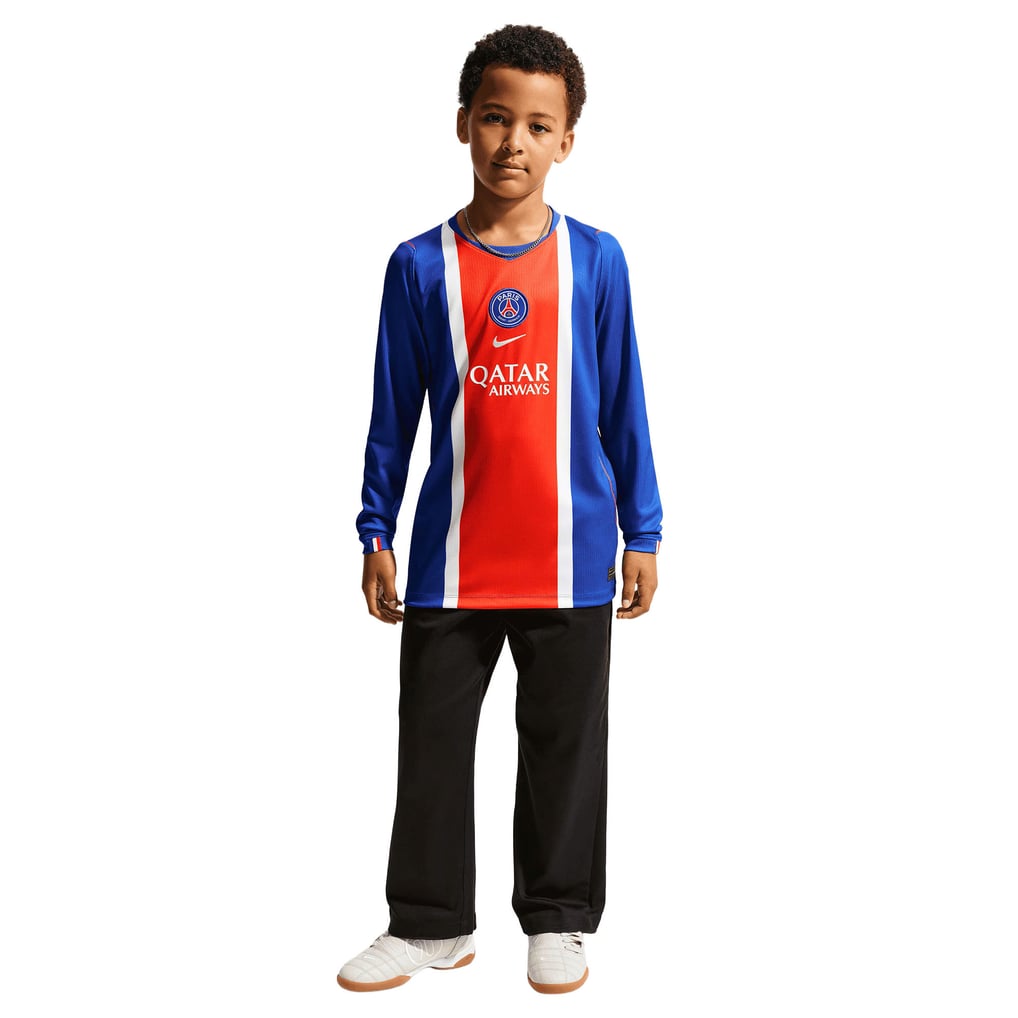PSG Nike Home Stadium Long Sleeve Shirt 2026-27 - Kids