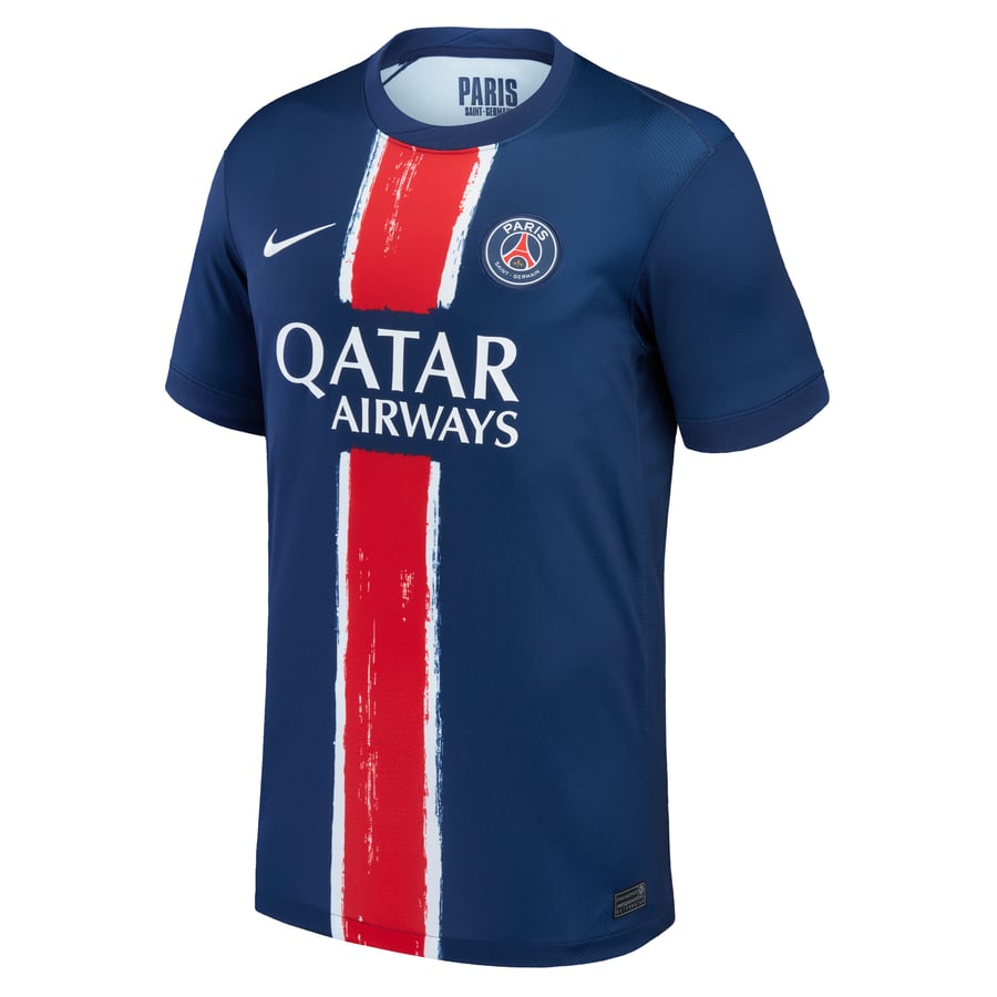 PSG Nike Home Stadium Shirt 2024-25 with Beraldo 35 printing