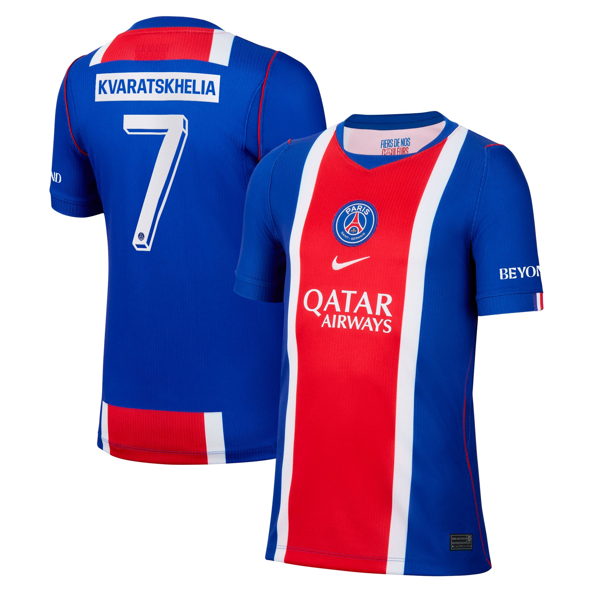 PSG Nike Home Stadium Shirt 2026-27 - Kids with Cup printing 