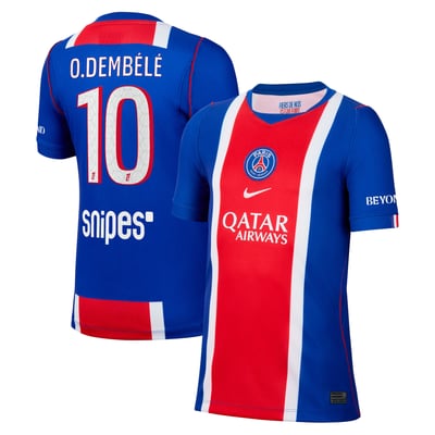 PSG Nike Home Stadium Shirt 2026-27 - Kids with O.Dembélé 10 printing