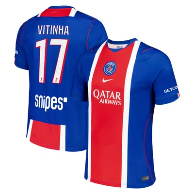 PSG Nike Home Stadium Shirt 2026-27 with Vitinha 17 printing