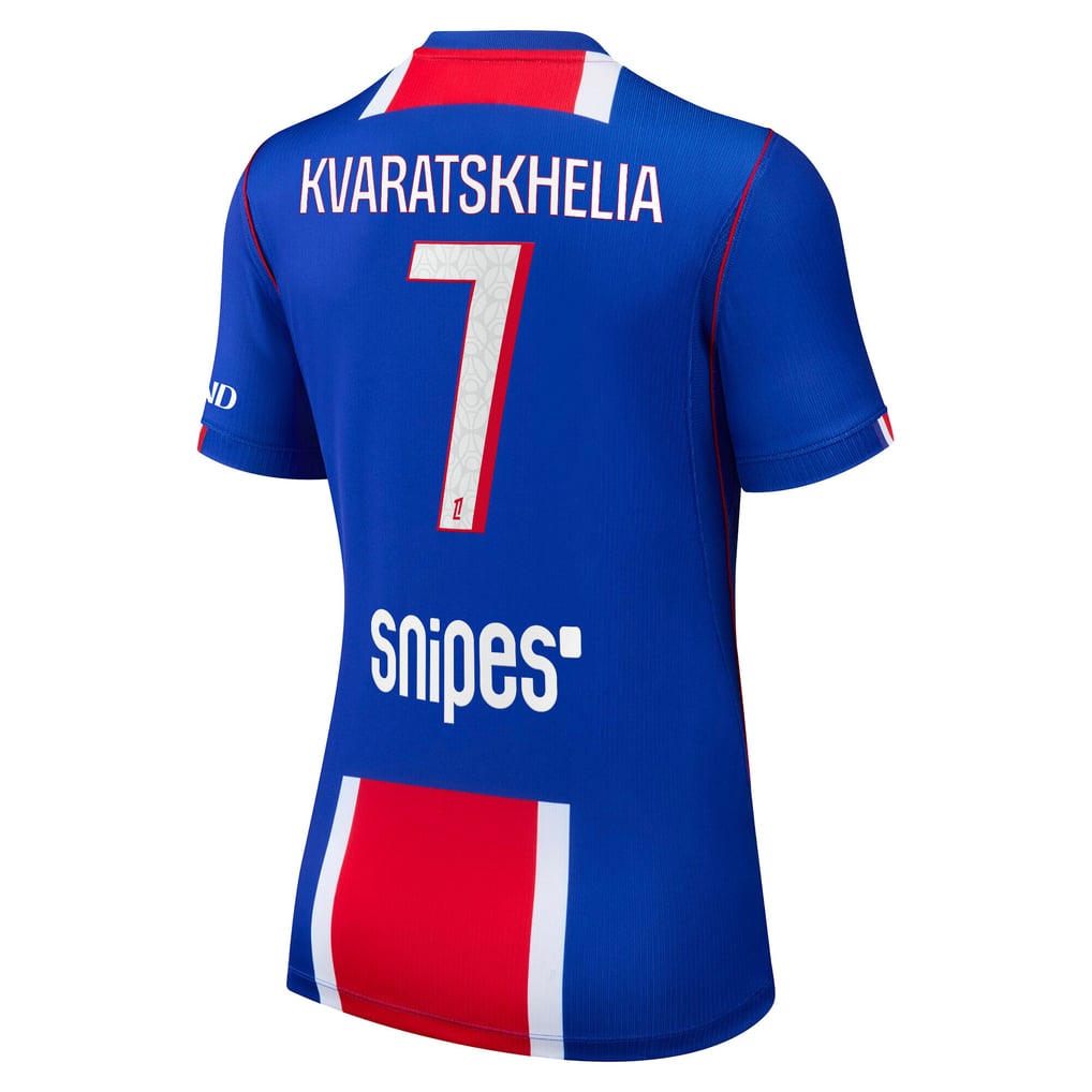 PSG Nike Home Stadium Shirt 2026-27 - Womens with Kvaratskhelia 7 