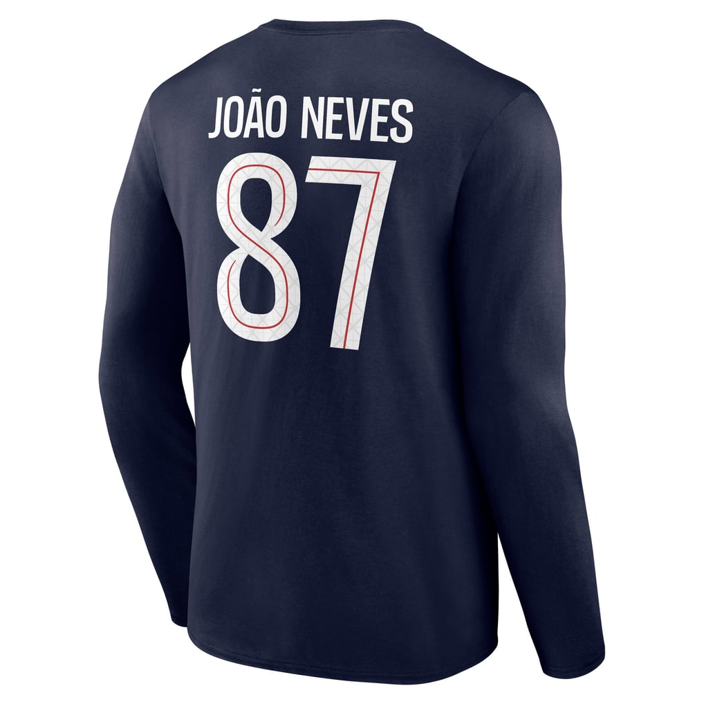 PSG Nike ジョアン・ネベス 87 グラ​​フィック ロングスリーブ Tシャツ 