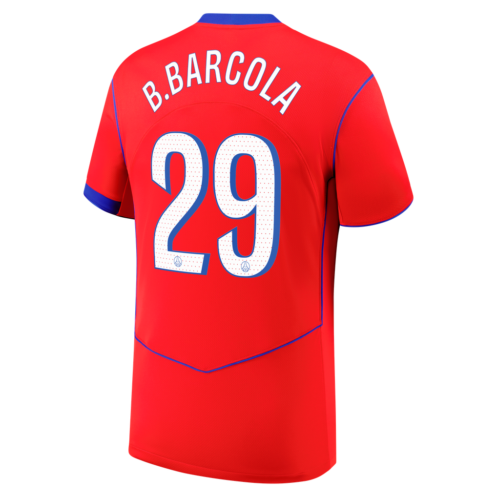 Maillot PSG Super Cup Barcola - Neuf Sans Emballage, Taille Non Précisée