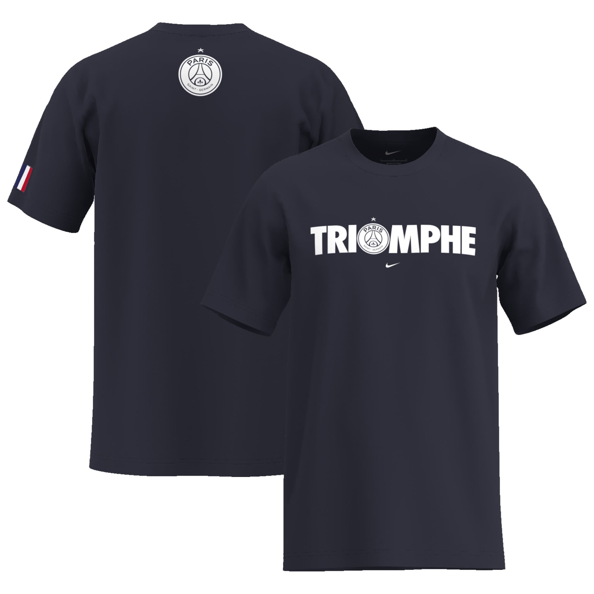 PSG ナイキ UCL 優勝者Tシャツ 2025 - ネイビー - キッズ