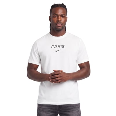 PSG Nike Wordmark T-Shirt - White