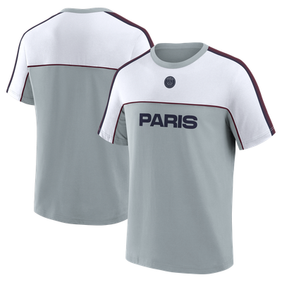 PSG Taped Retro T-Shirt - Sport Grey