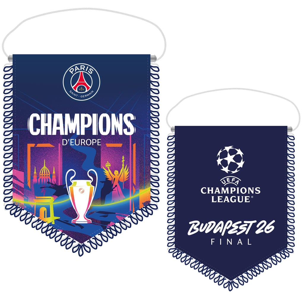 Fanion PSG - Collection officielle PARIS SAINT GERMAIN - Taille 10 x 8 cm