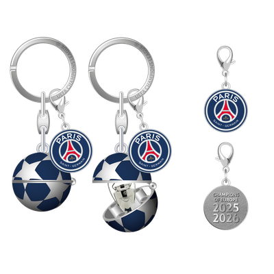 PSG UCL Champions 2026 Starball Keyring