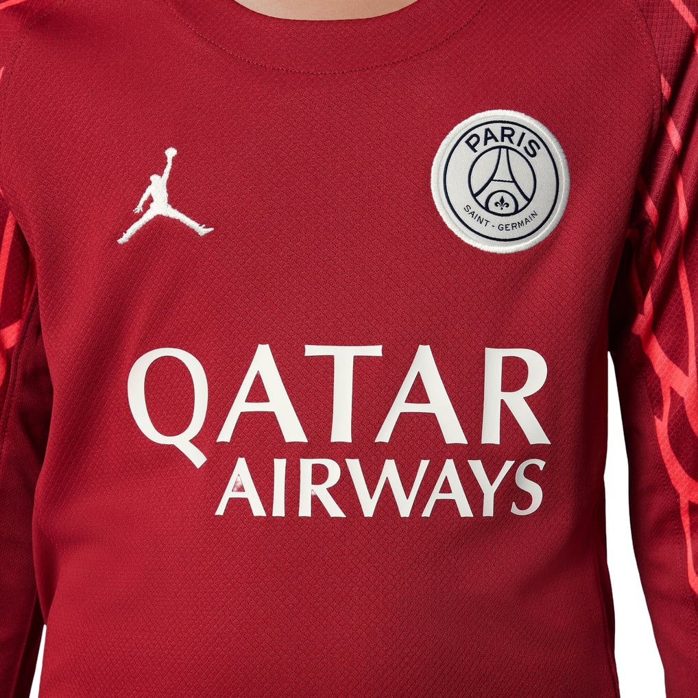 PSG x Jordan Fourth Stadium Long Sleeve Goalkeeper Shirt 2024-25 - Kids