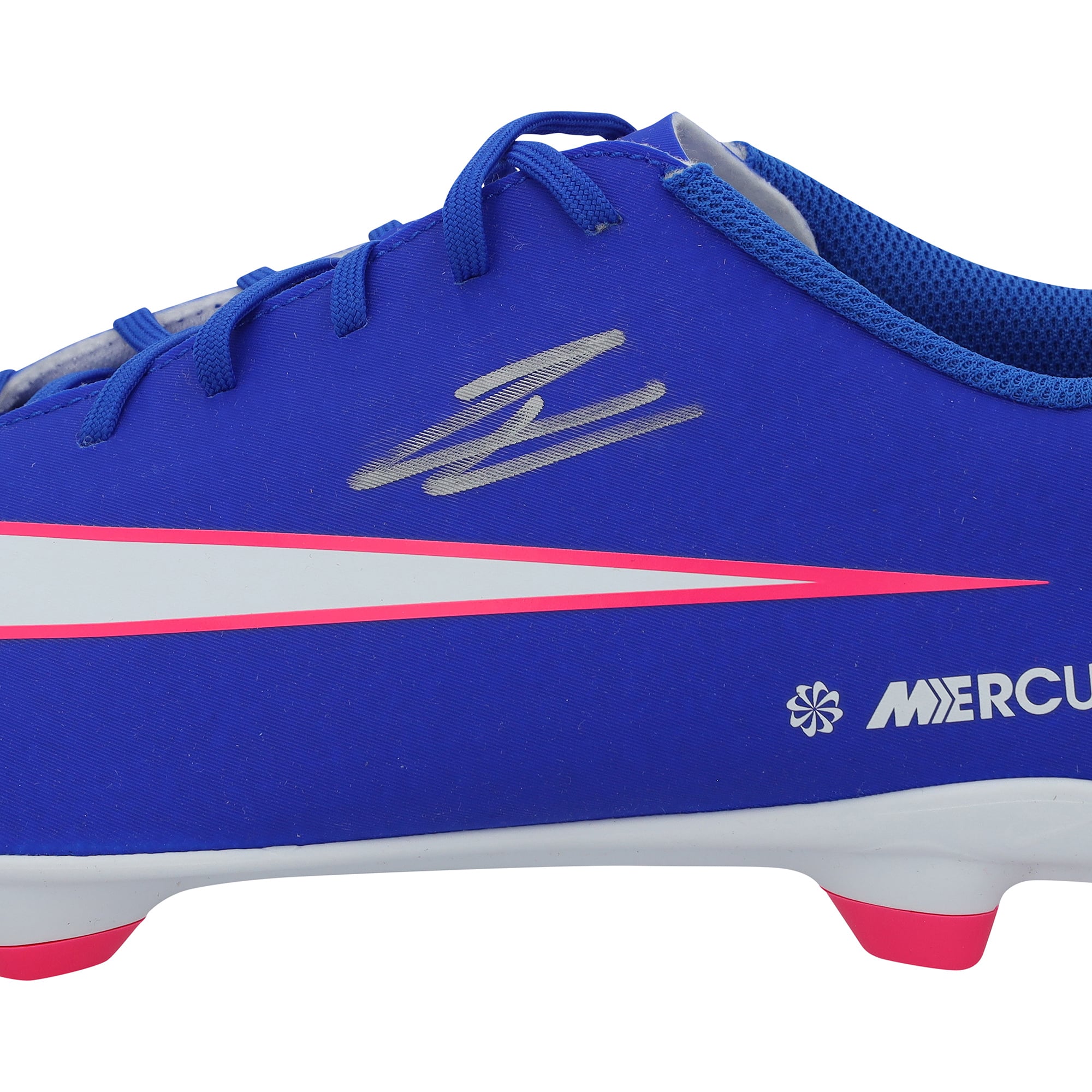Warren Zaïre-Emery Paris Saint-Germain Autographed Purple Nike Mercurial Soccer Cleat