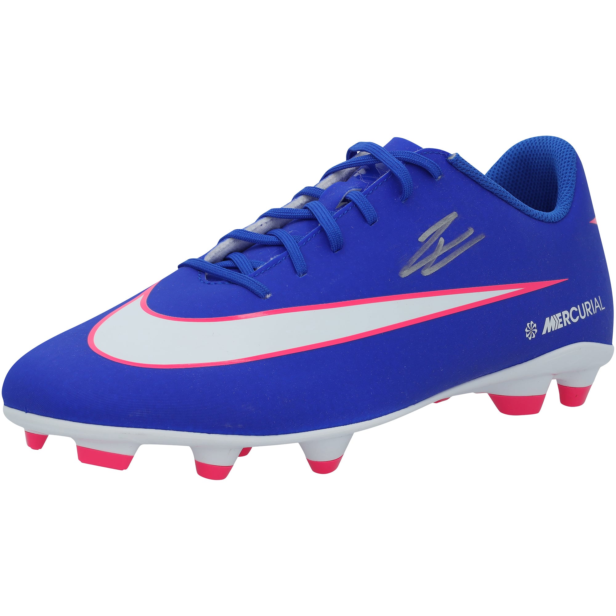 Warren Zaïre-Emery Paris Saint-Germain Autographed Purple Nike Mercurial Soccer Cleat