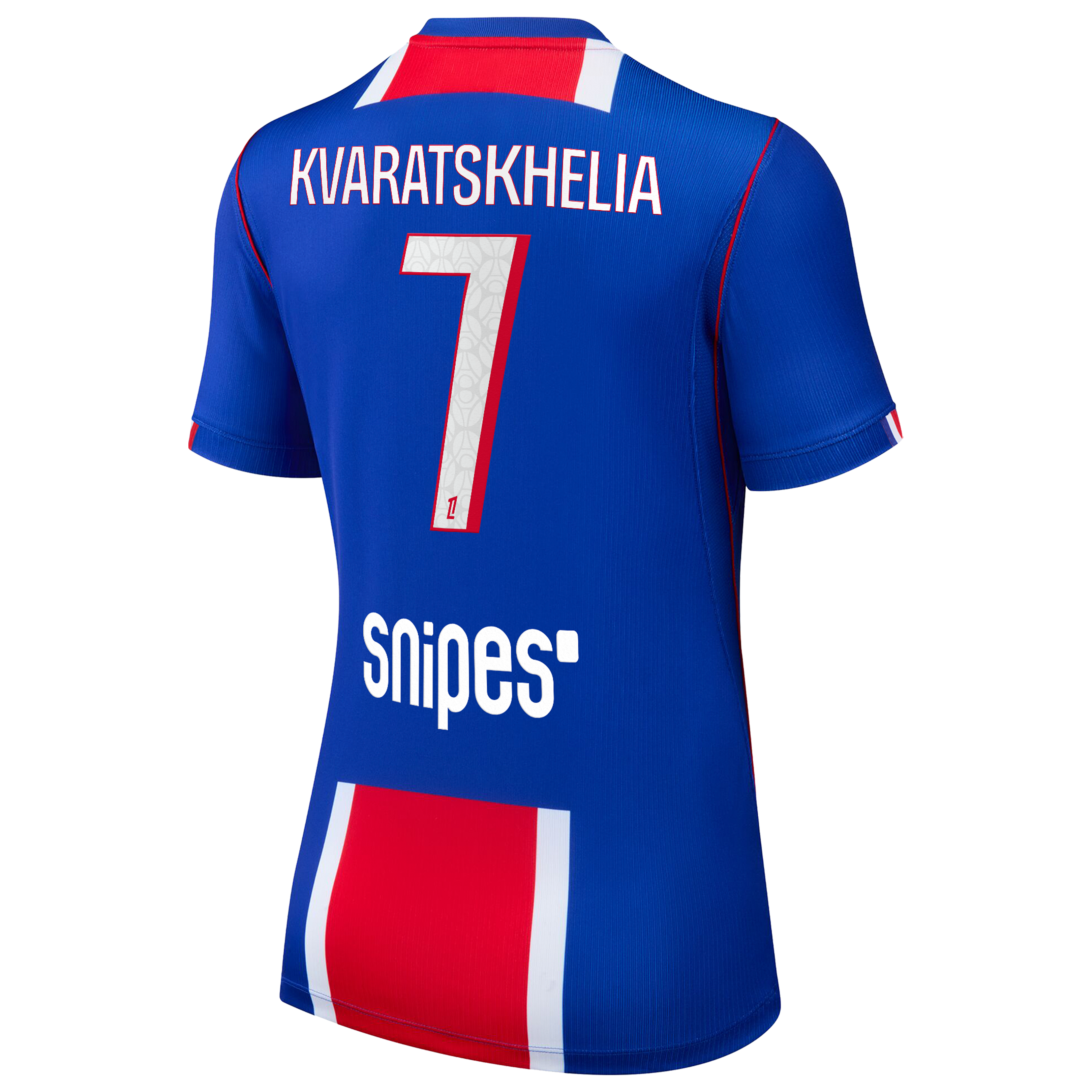Maillot réplique domicile Nike Khvicha Kvaratskhelia bleu Paris Saint-Germain 2026/27 pour femme