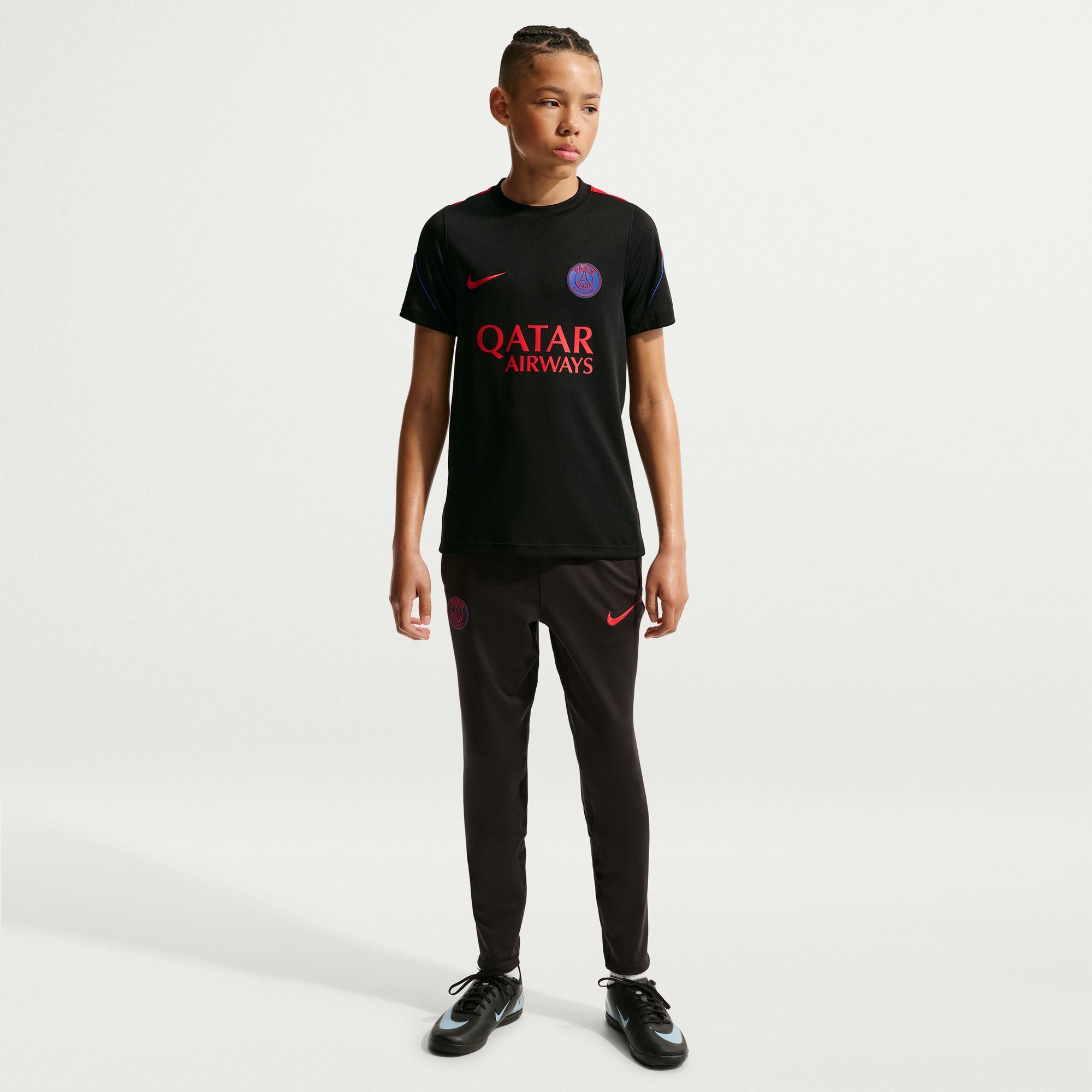 Maillot Nike Dri-FIT Strike noir pour enfant, Paris Saint-Germain, saison 2026/27