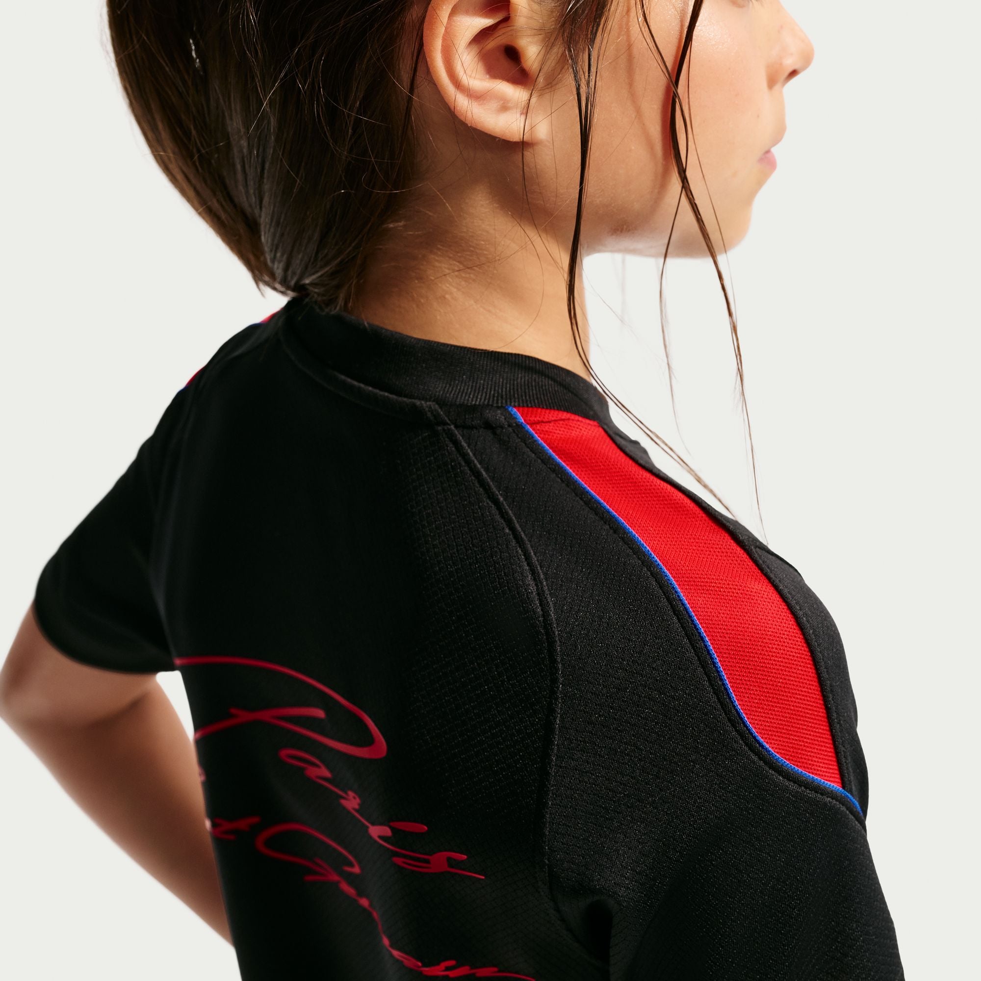 Maillot Nike Dri-FIT Strike noir pour enfant, Paris Saint-Germain, saison 2026/27
