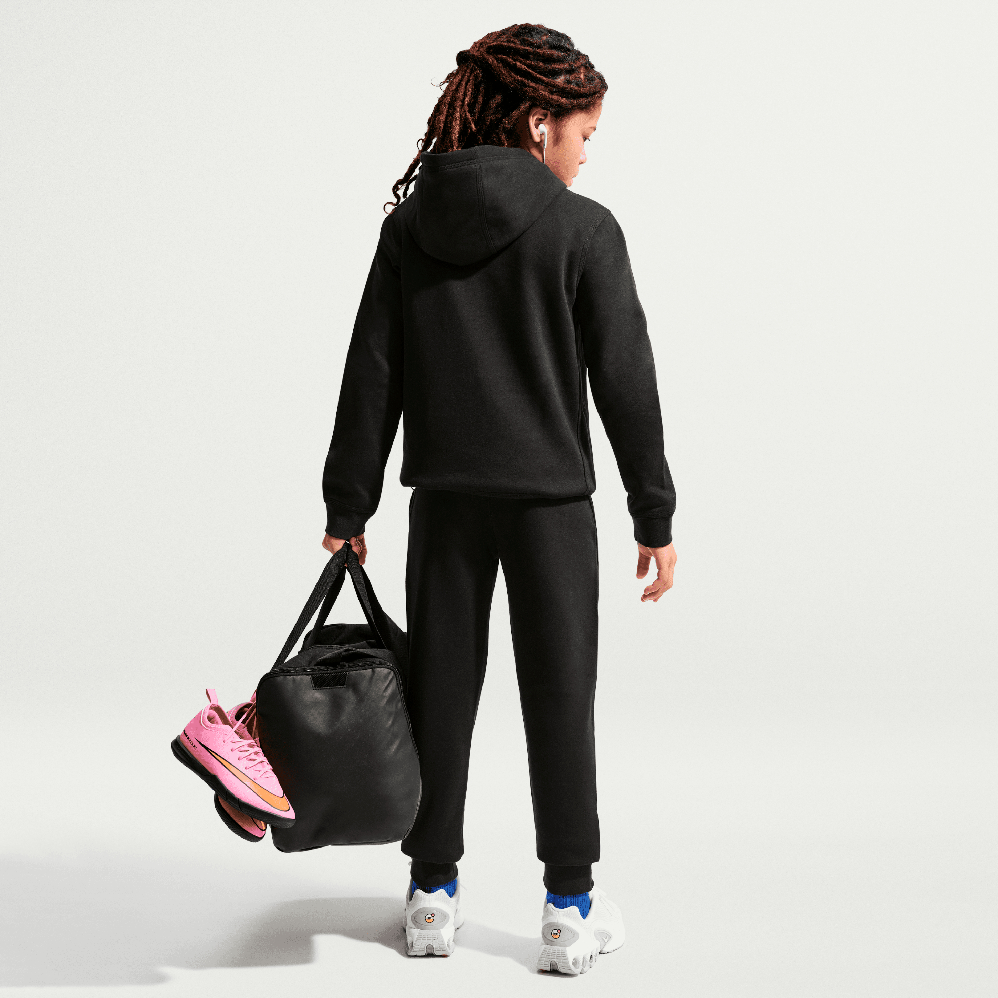 Pantalon de jogging en polaire noir Nike Paris Saint-Germain pour enfant