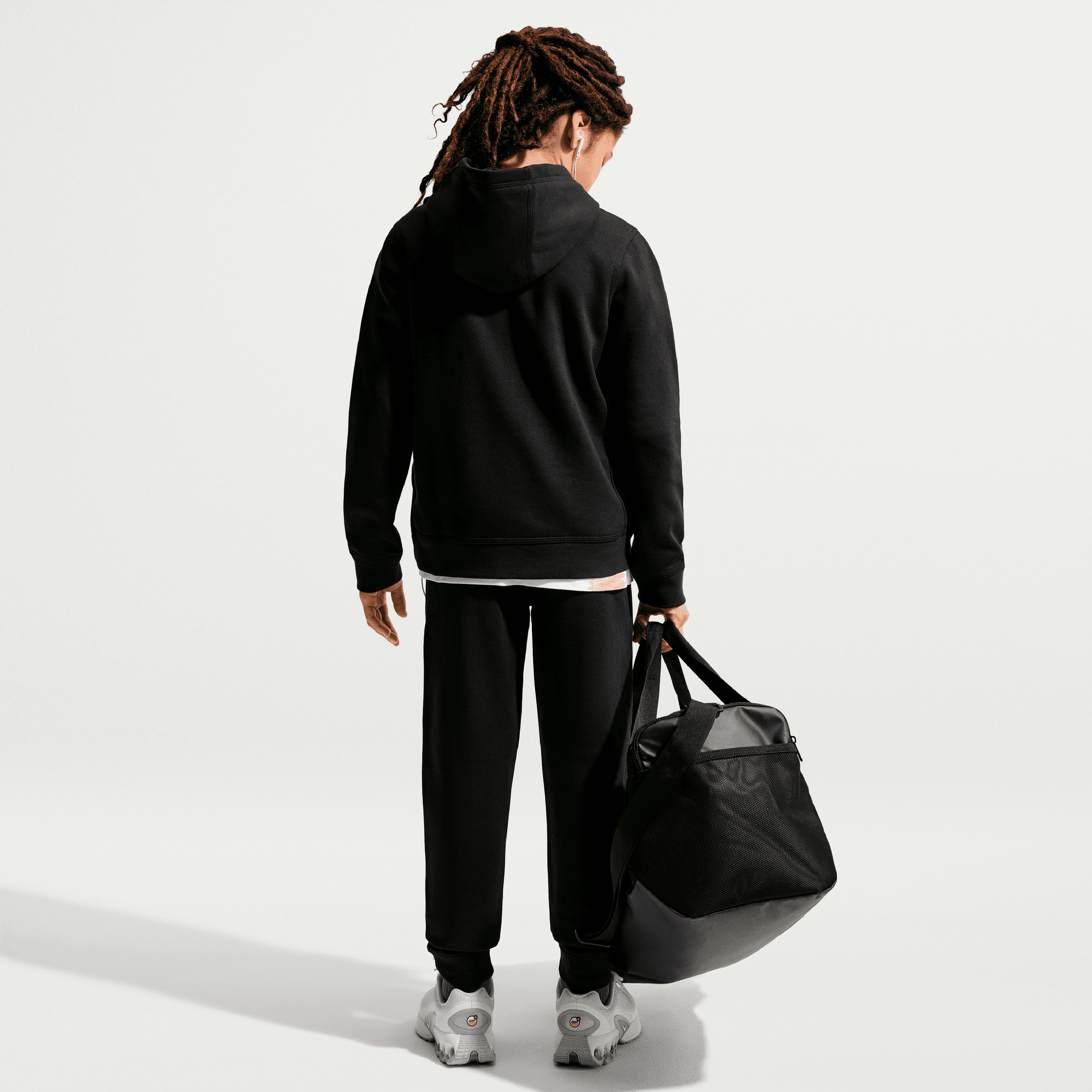 Sweat à capuche noir Nike Paris Saint-Germain pour jeunes