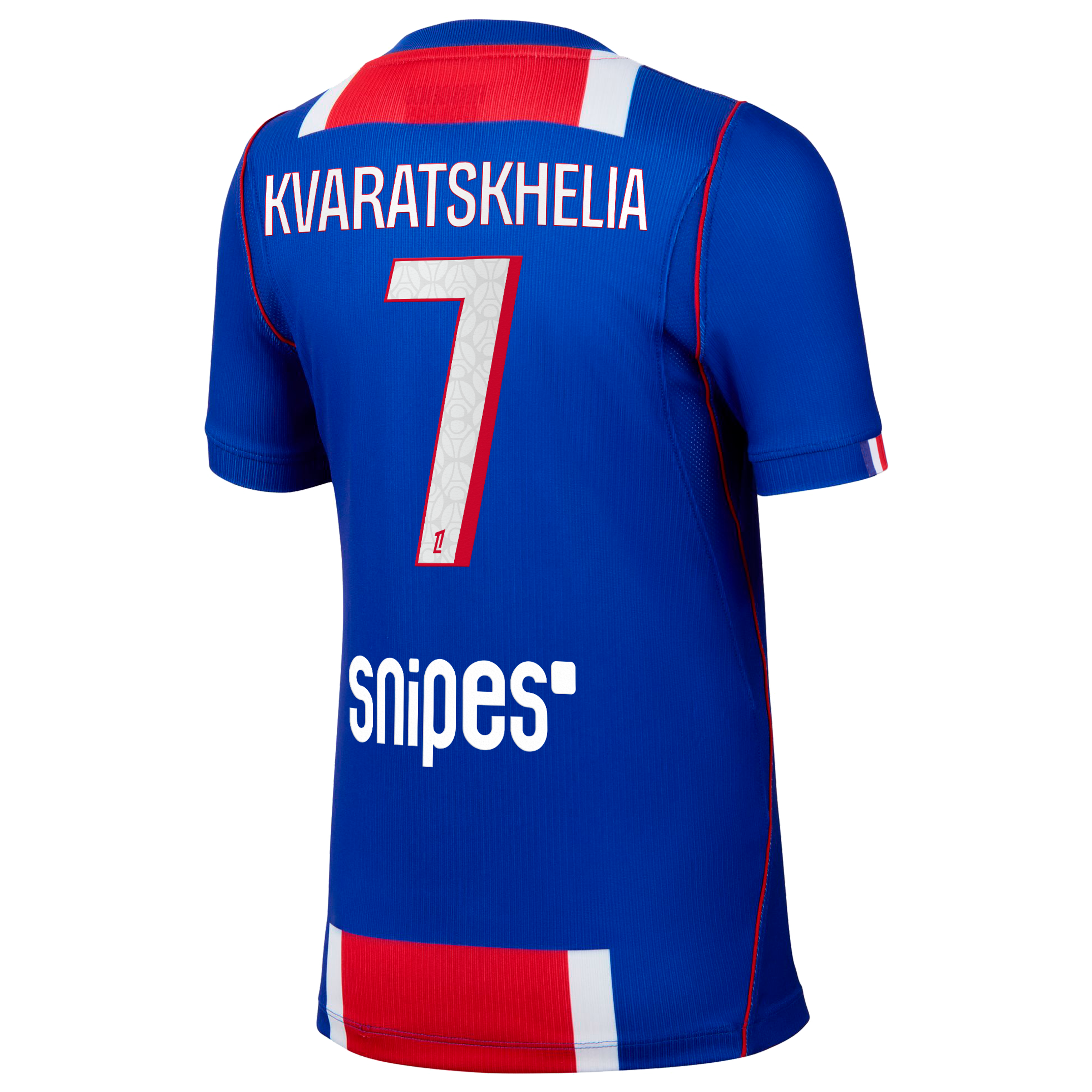 Maillot réplique domicile Nike Khvicha Kvaratskhelia bleu Paris Saint-Germain 2026/27 pour enfant