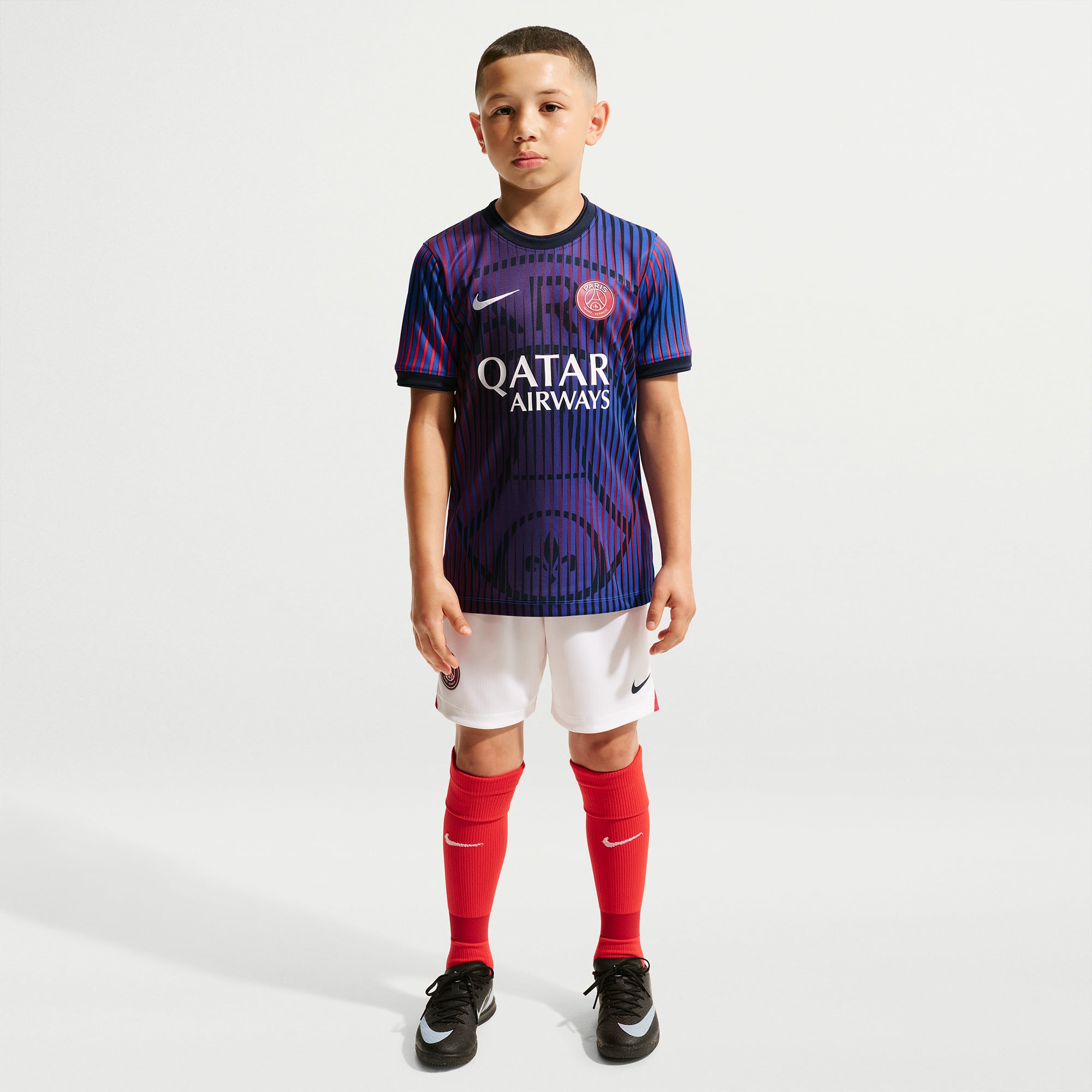 Youth Nike  Navy Paris Saint-Germain 2026/27 Dri-FIT Pre-Match Top