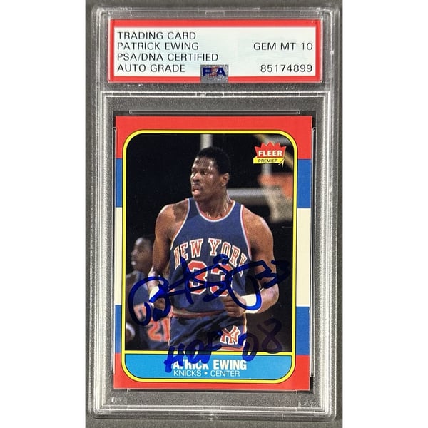 Maillot New York Knicks Signé Larry Johnson – Authentique Mitchell & Ness 1988-99, Certification Fanatics