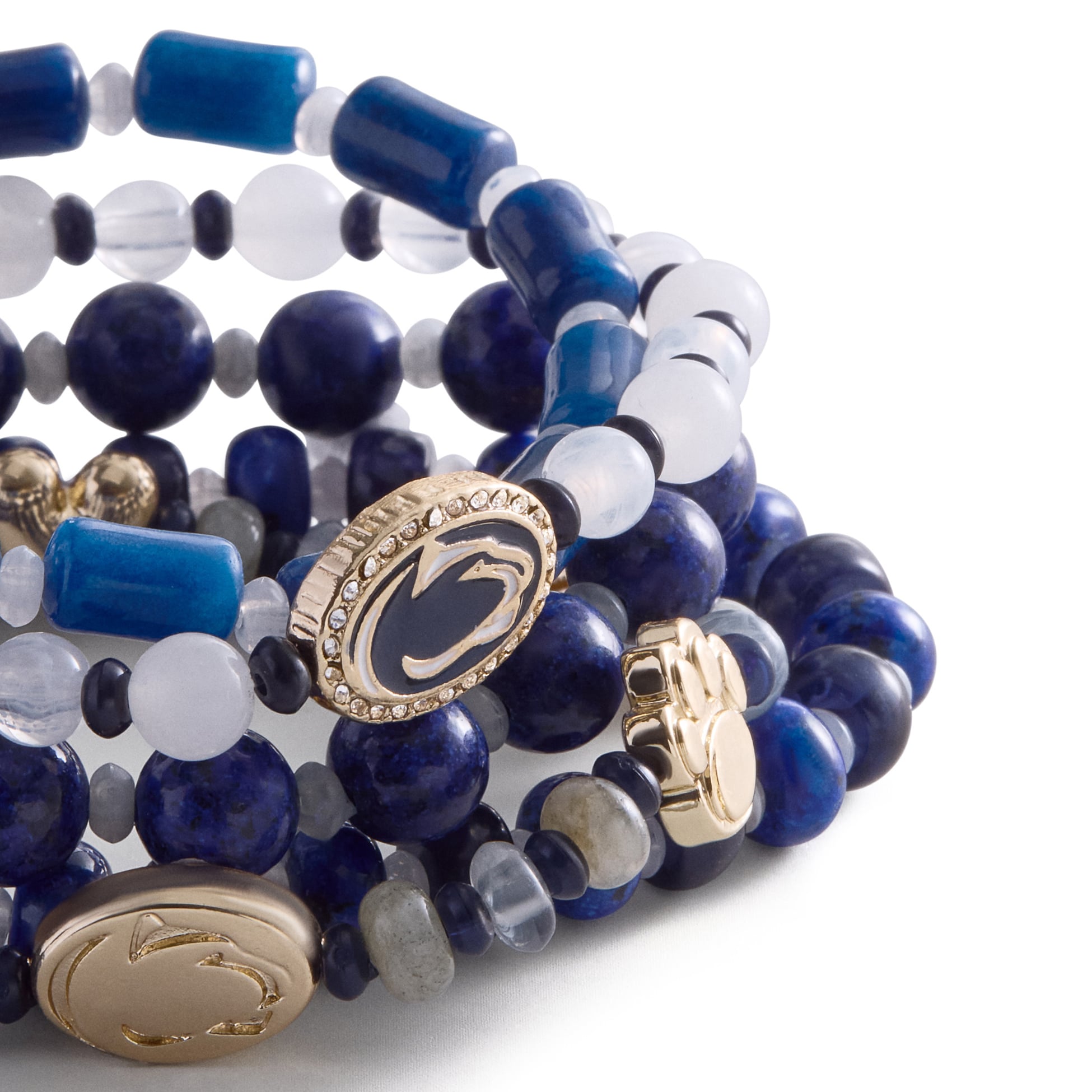 BaubleBar Penn State Nittany Lions Five-Piece Bracelet Set