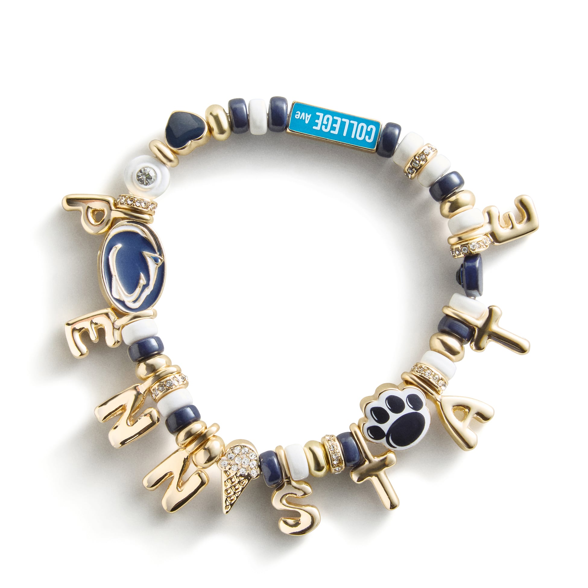 Bracelet BaubleBar Penn State Nittany Lions à motif slogan