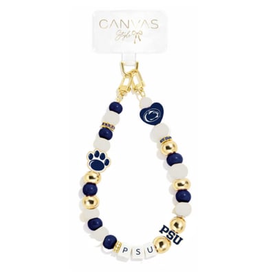Penn State Nittany Lions CANVAS Style Beaded Wrislet