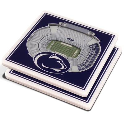Penn State Nittany Lions Fanpoint 3D StadiumView Coasters