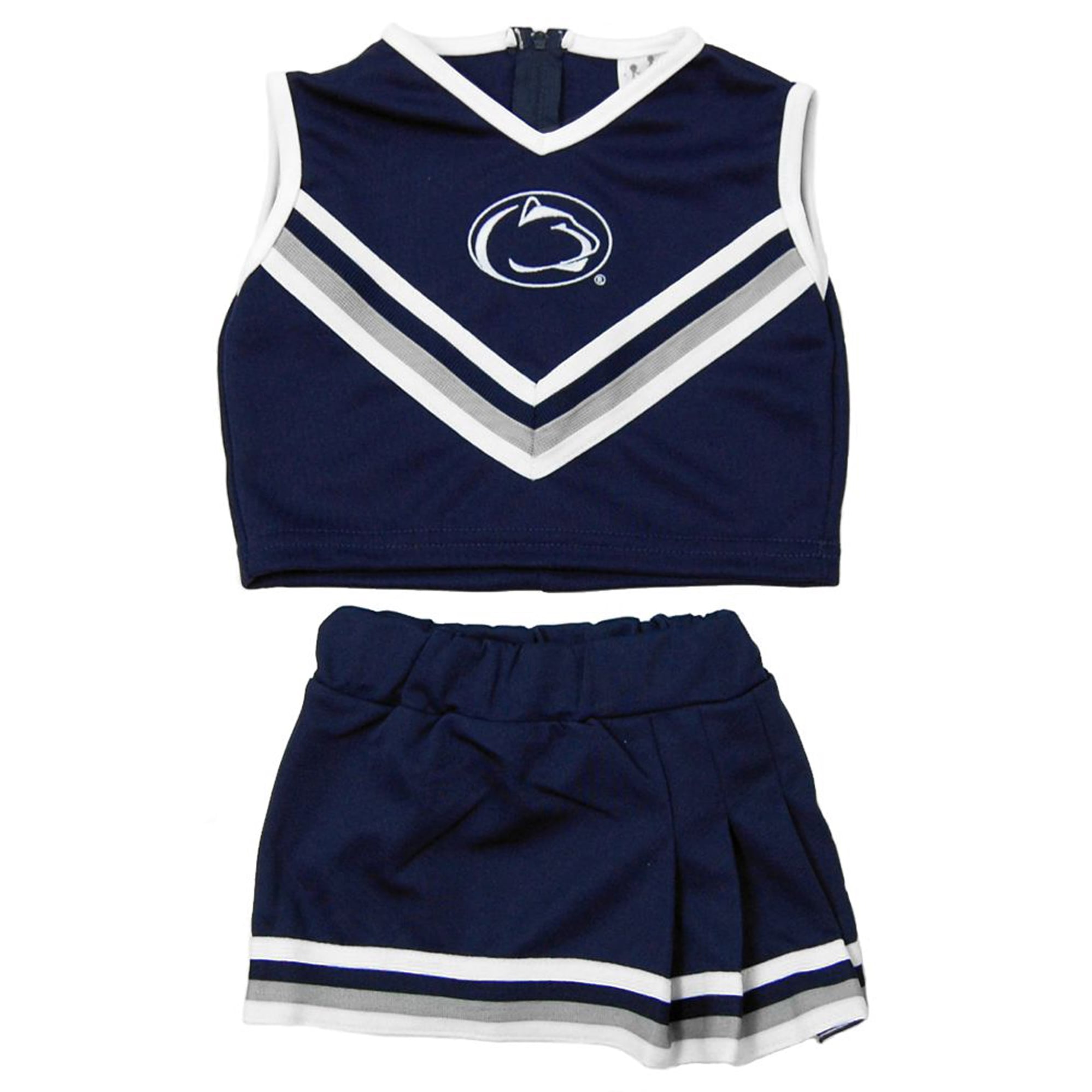 Ensemble de cheerleading deux pièces Little King Navy Penn State Nittany Lions pour filles