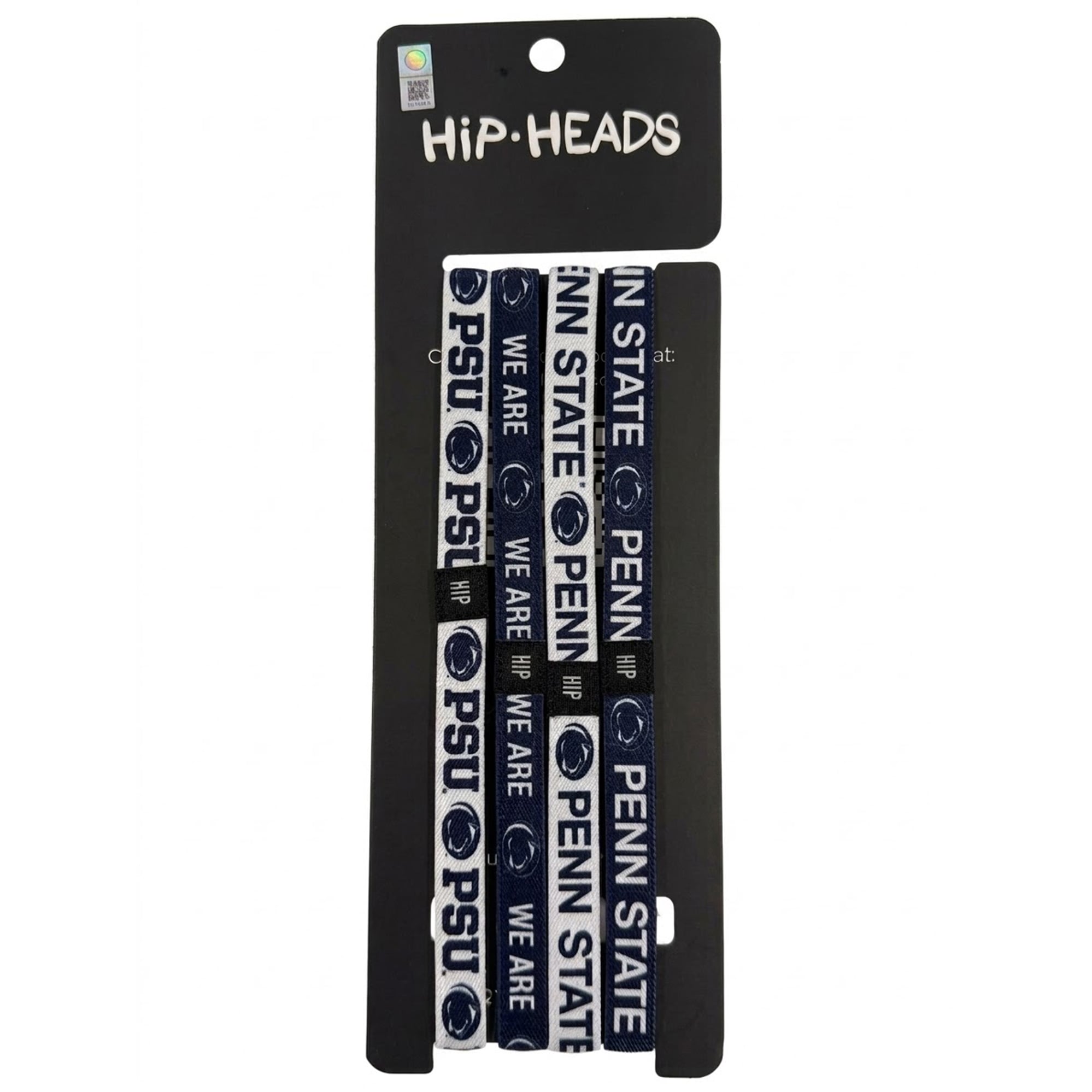 Lot de quatre bandeaux fins Hip Heads Penn State Nittany Lions