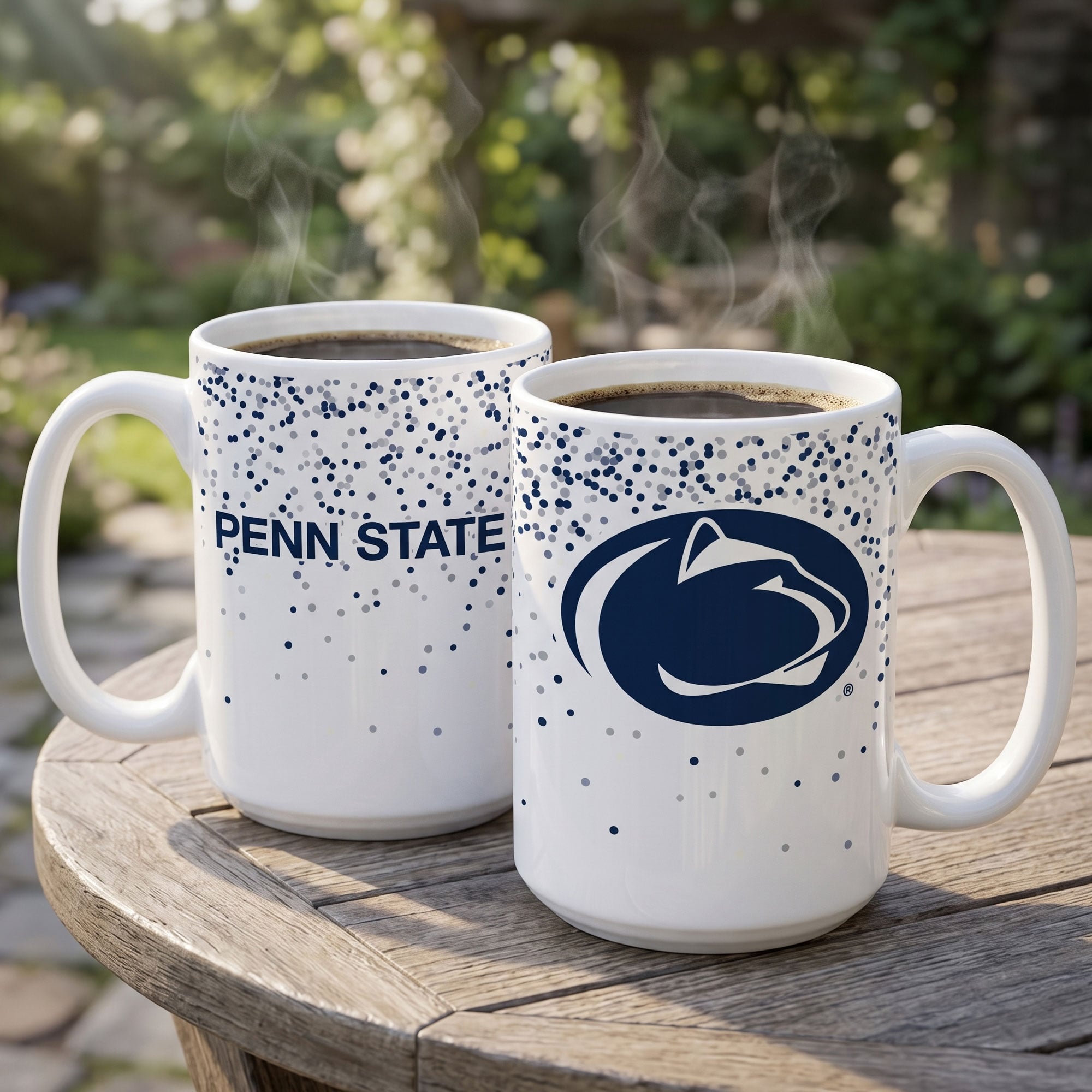 Mug à confettis Penn State Nittany Lions d'Indigo Falls - Lot de 2