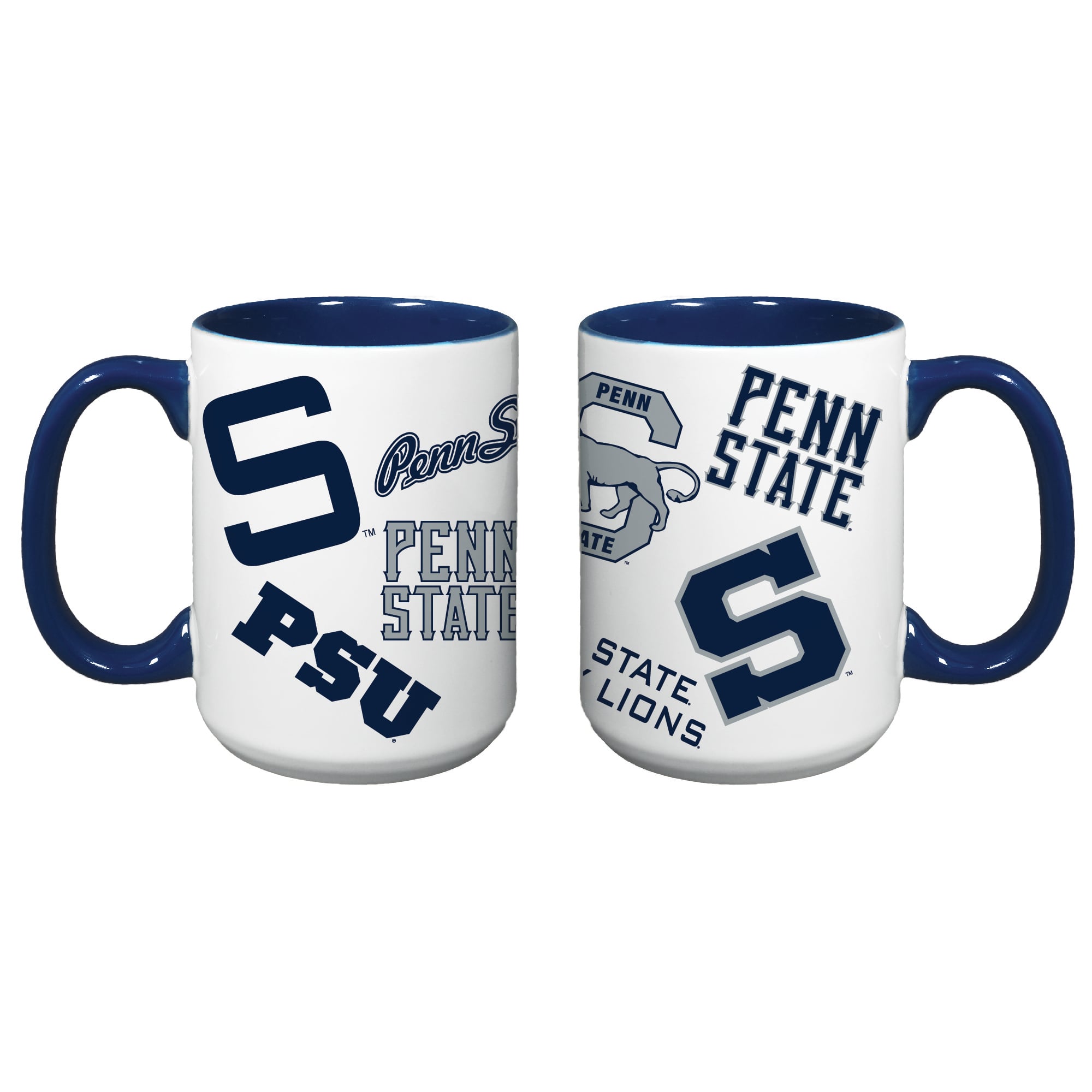 Indigo Falls Penn State Nittany Lions Core College Vintage Medley Two-Pack Mug Set