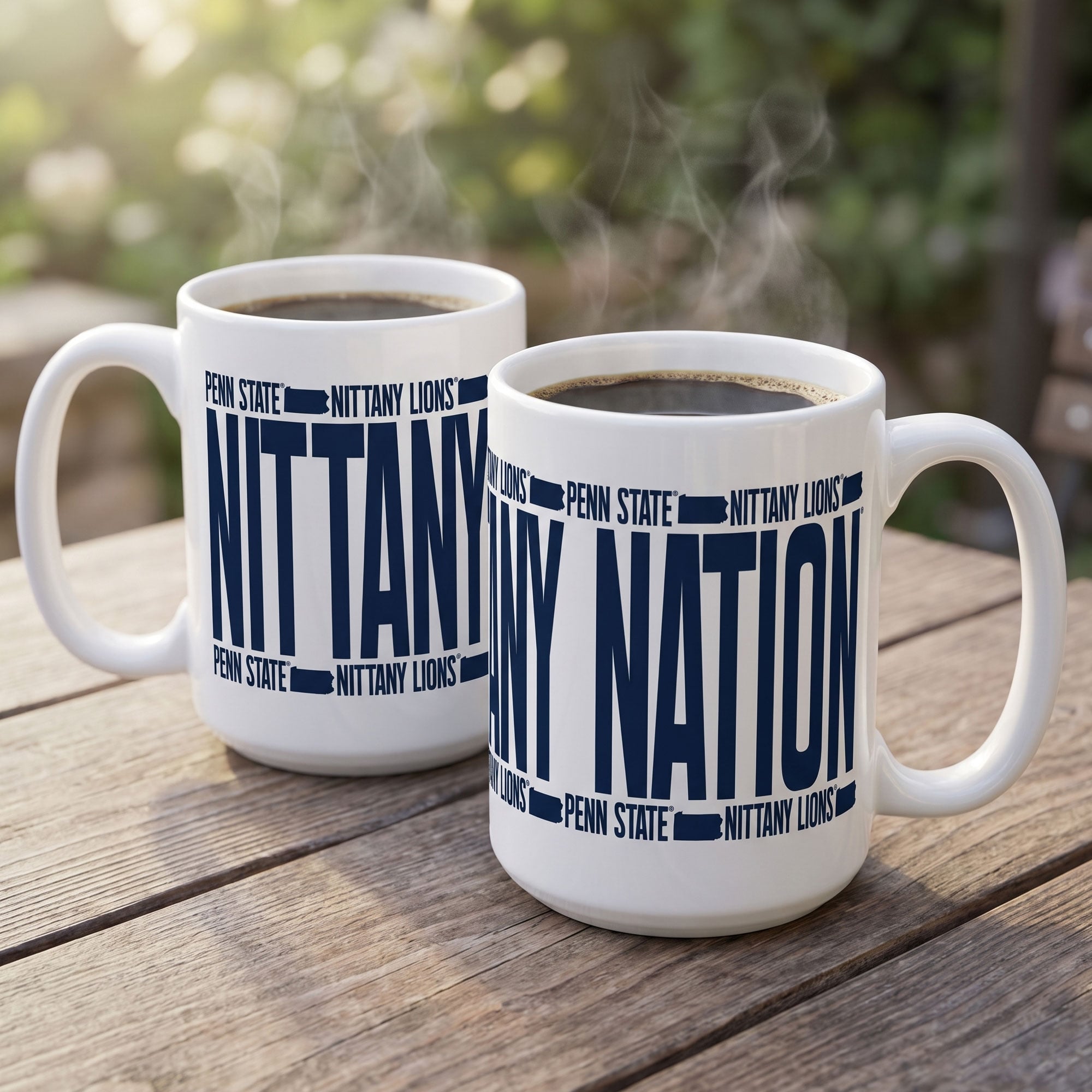 Mug surélevé Penn State Nittany Lions d'Indigo Falls - Lot de 2