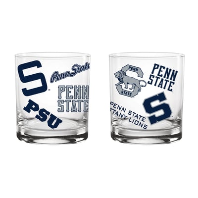 Indigo Falls Penn State Nittany Lions Medley Vintage Rocks Glass - Set of 2
