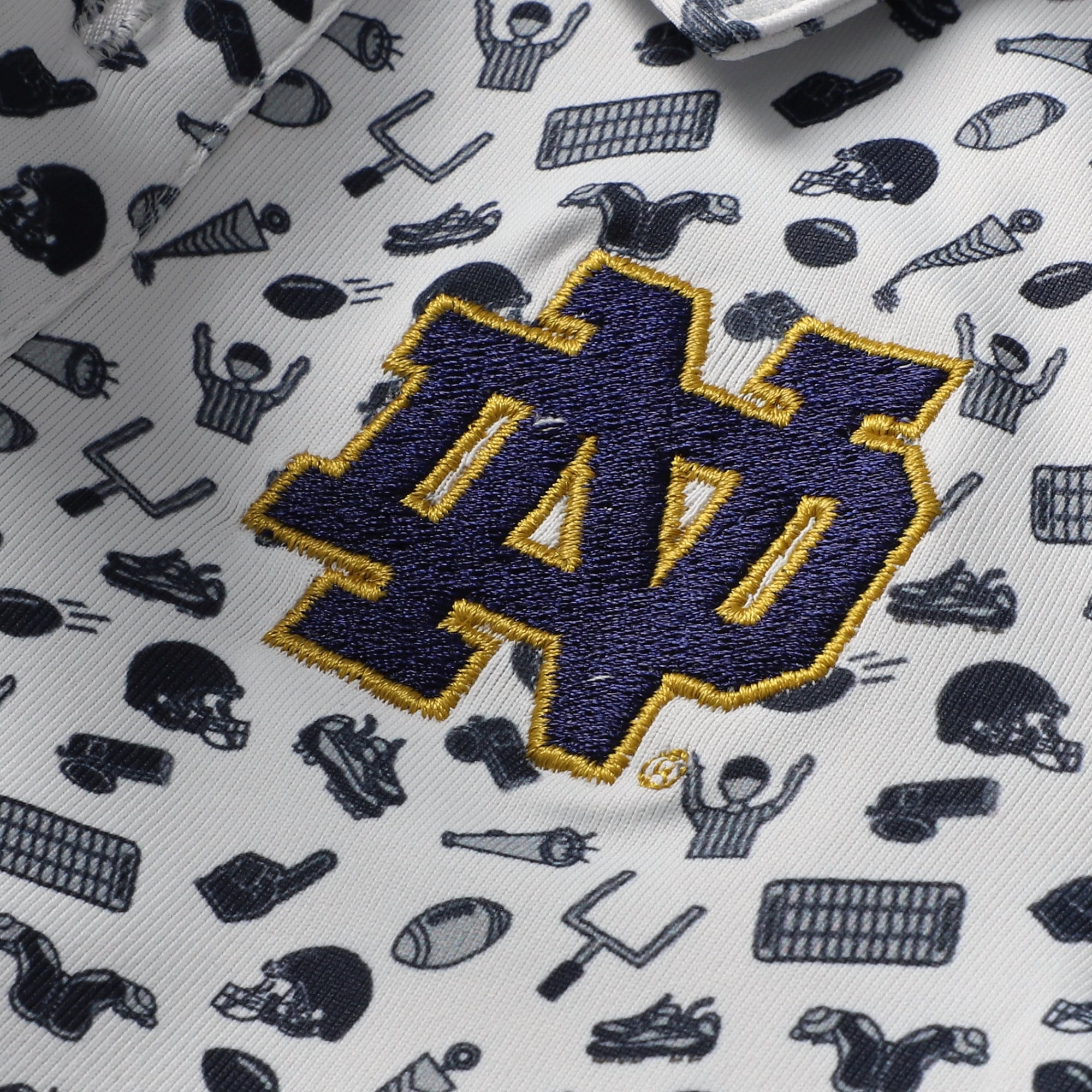 Combinaison polo de performance imprimée intégralement blanche Penn State Nittany Lions Tom pour bébé