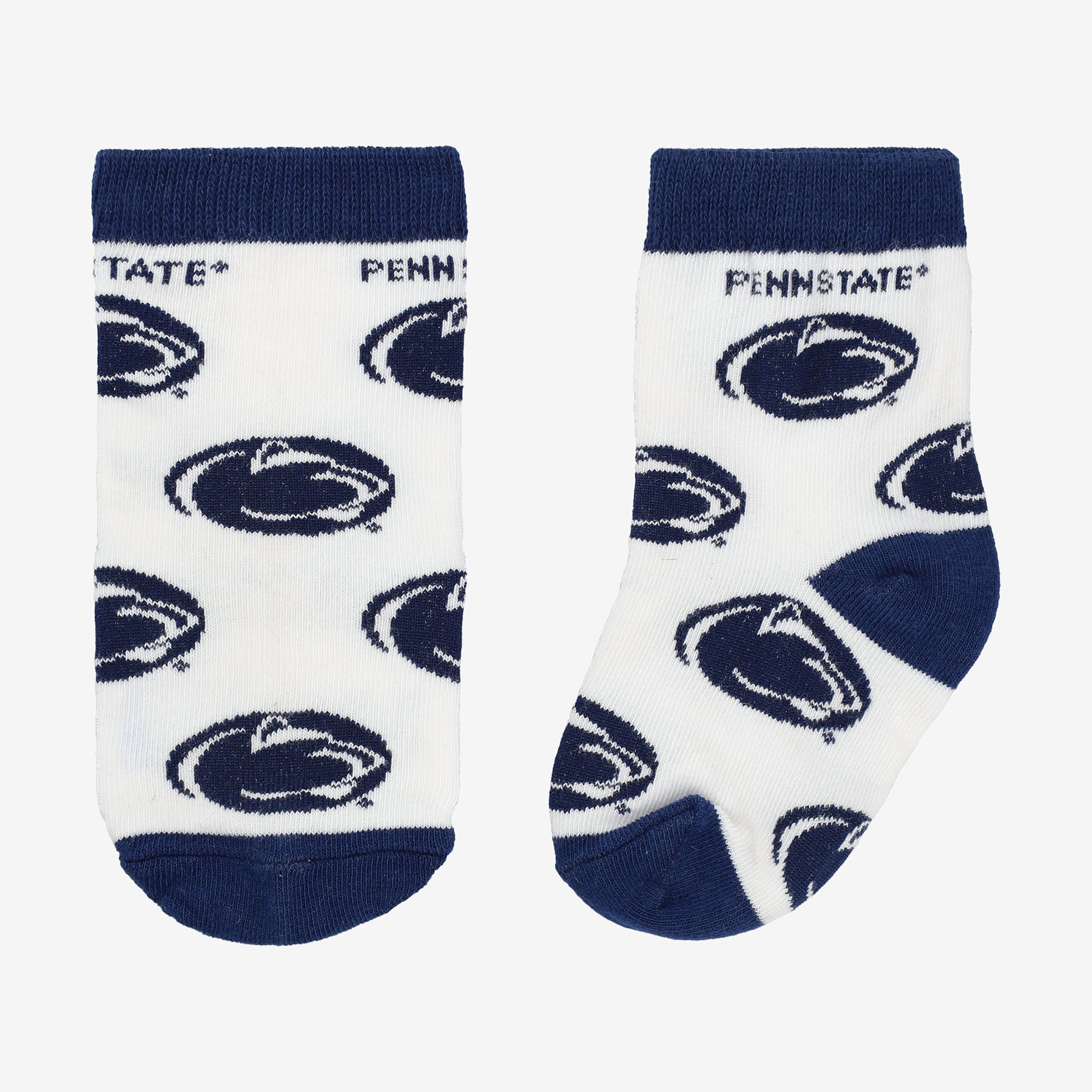 Chaussettes Baby Starter blanches à imprimé intégral Penn State Nittany Lions