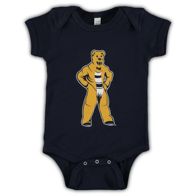 Penn State Nittany Lions Two Feet Ahead Infant Big Logo Bodysuit - Navy
