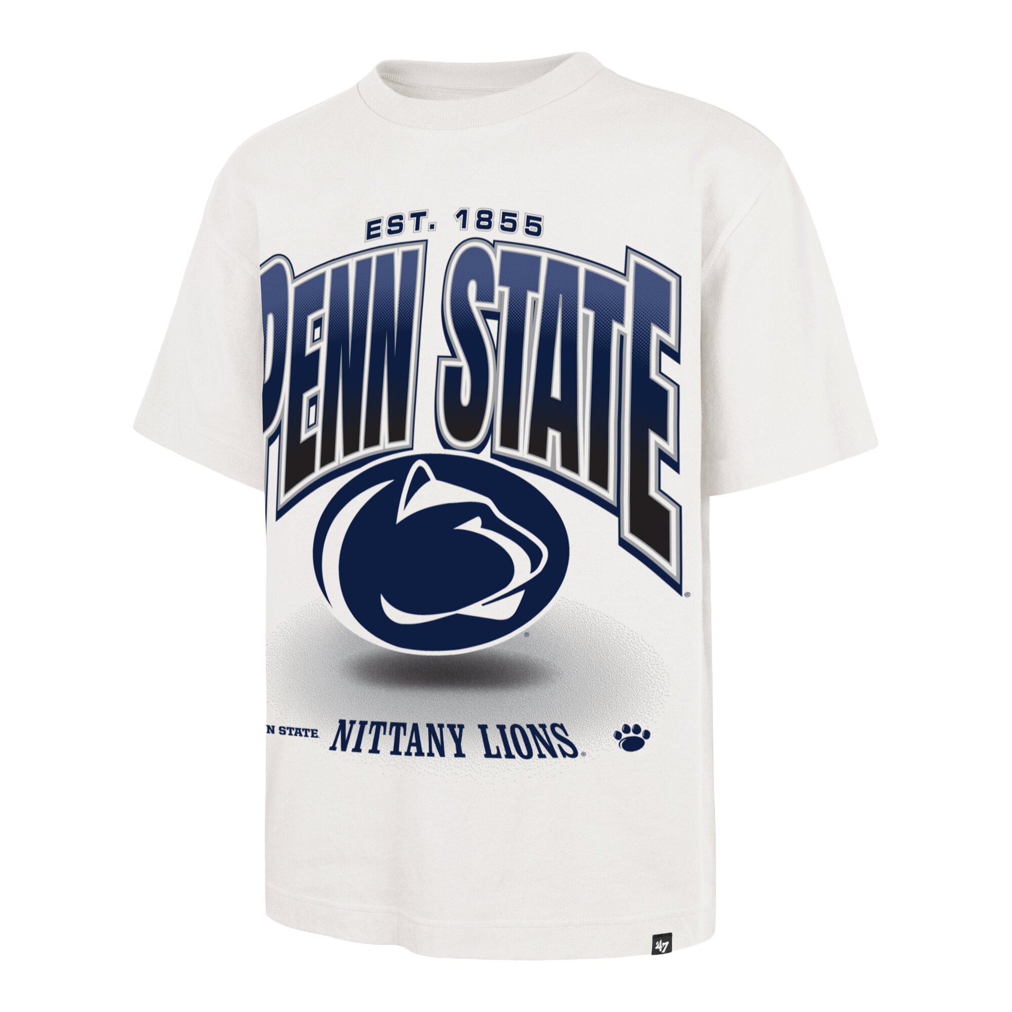 Men's '47 Cream Penn State Nittany Lions Team Flex Foundation T-Shirt