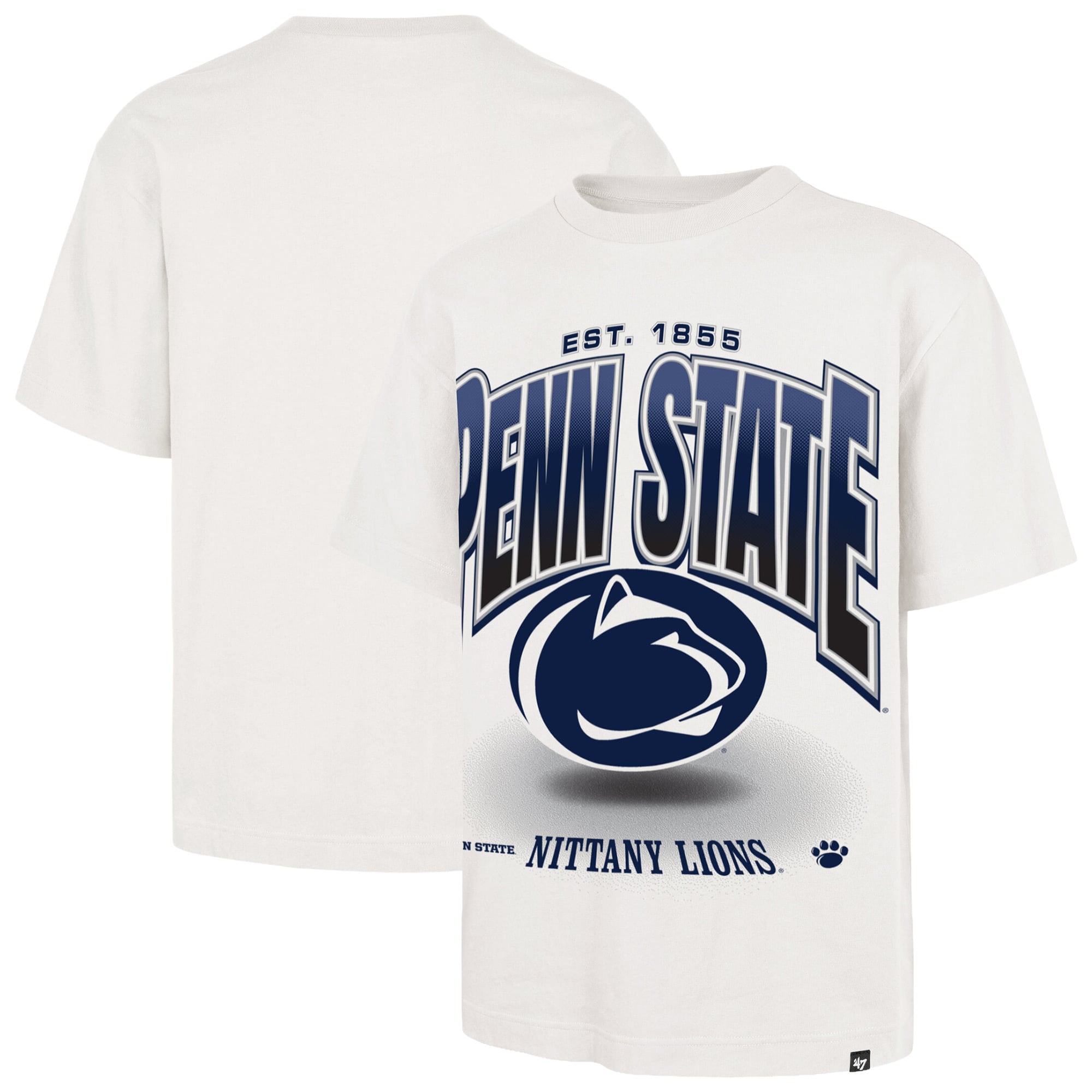 Men's '47 Cream Penn State Nittany Lions Team Flex Foundation T-Shirt