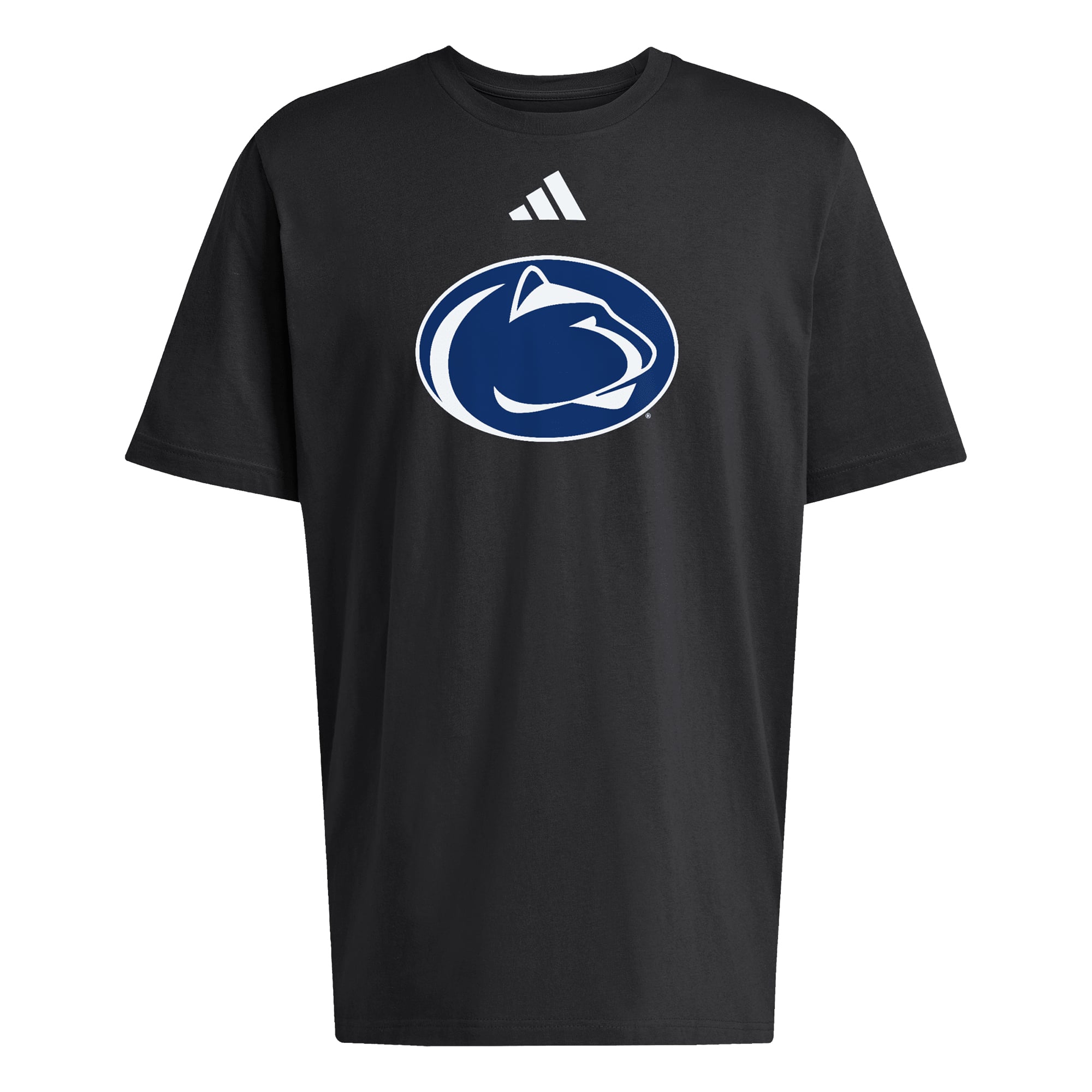 T-shirt adidas noir pour homme avec logo principal des Penn State Nittany Lions