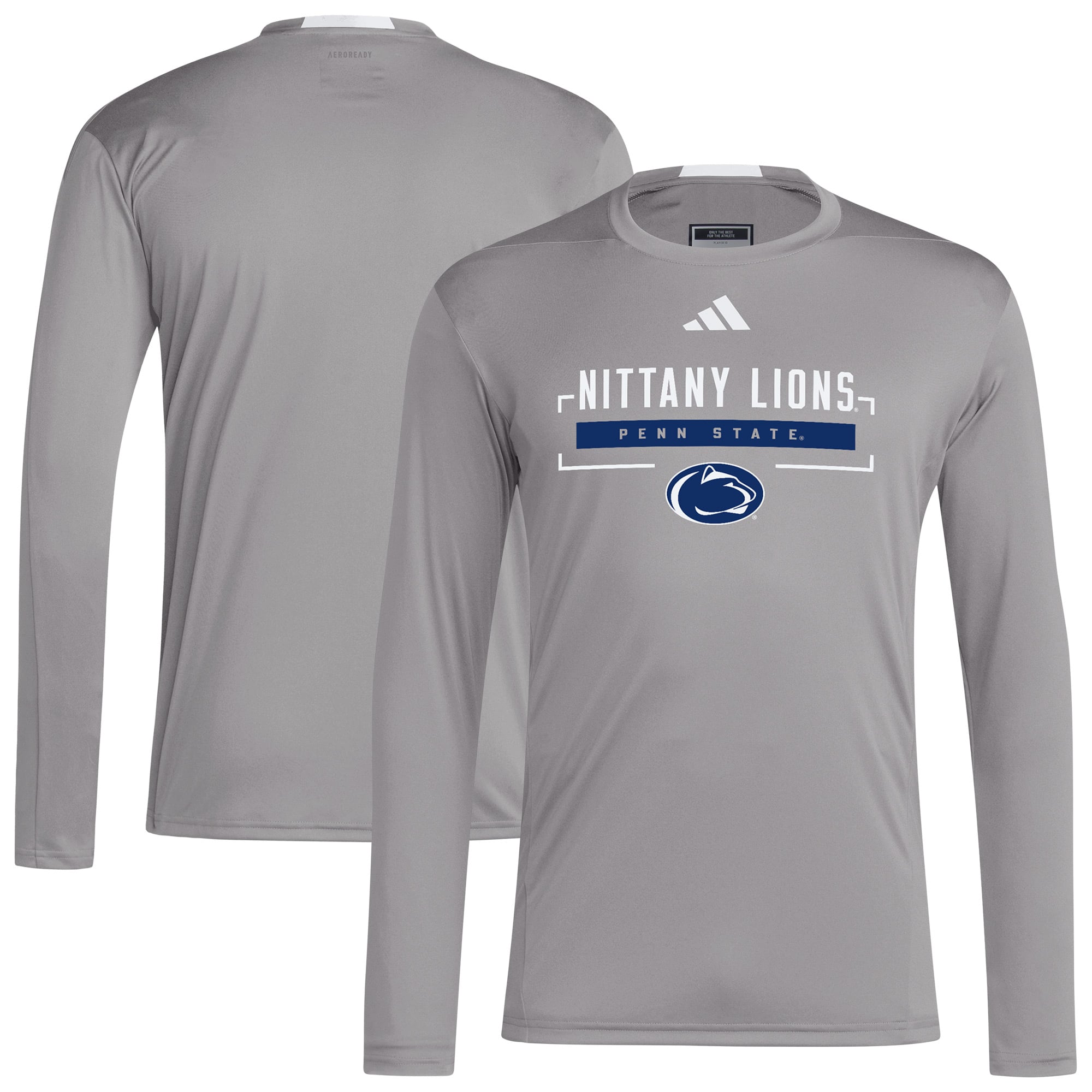 Men's adidas Navy Penn State Nittany Lions D4T Long Sleeve T-Shirt
