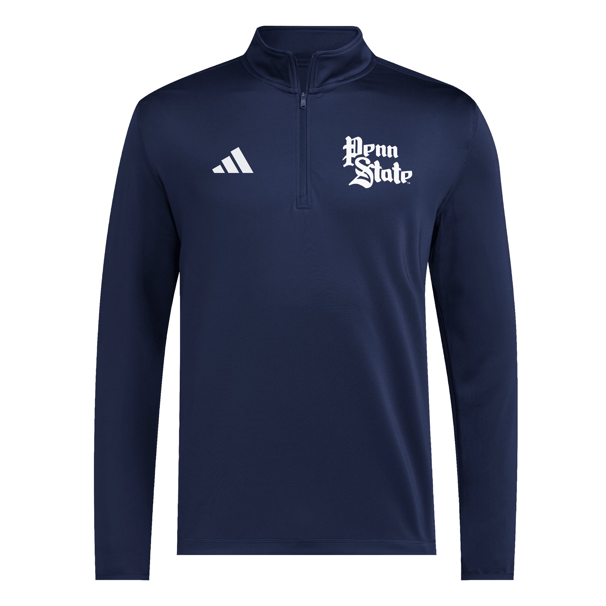 Men's adidas Navy Penn State Nittany Lions 2026 Sideline Ultimate365 Woven Quarter-Zip Pullover