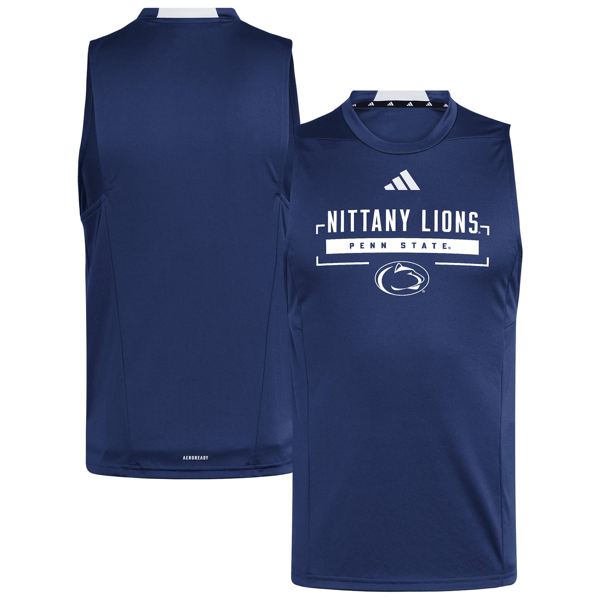 Men's adidas Navy Penn State Nittany Lions D4T Tank Top