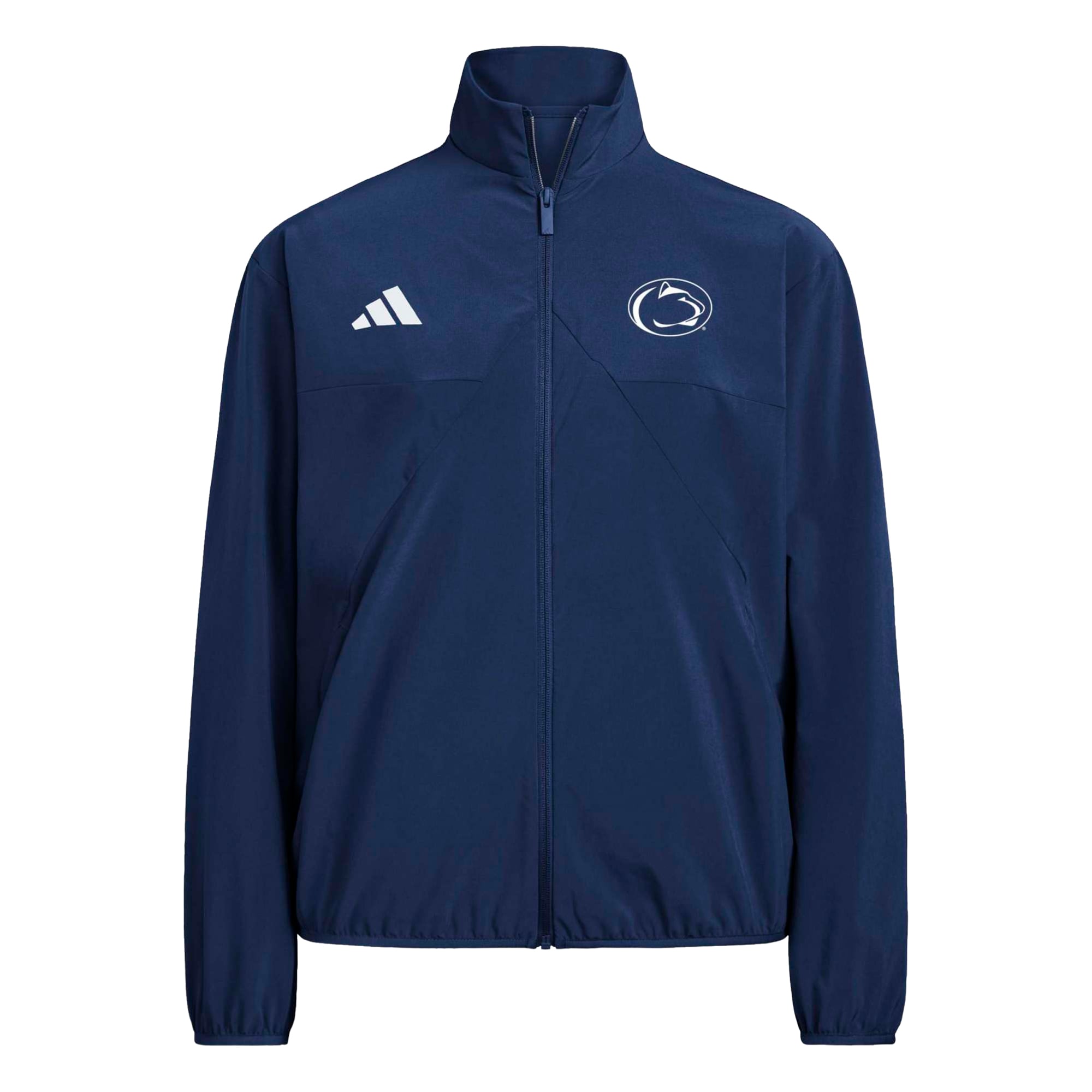 Men's adidas Navy Penn State Nittany Lions House Of Tiro Full-Zip Woven Track Top