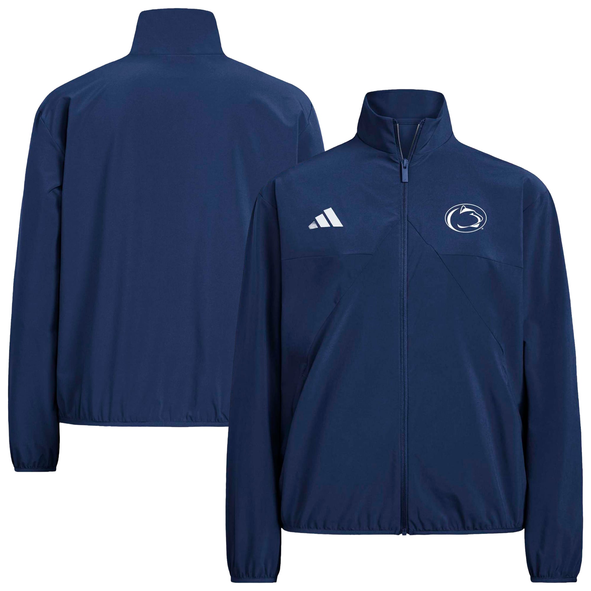 Men's adidas Navy Penn State Nittany Lions House Of Tiro Full-Zip Woven Track Top