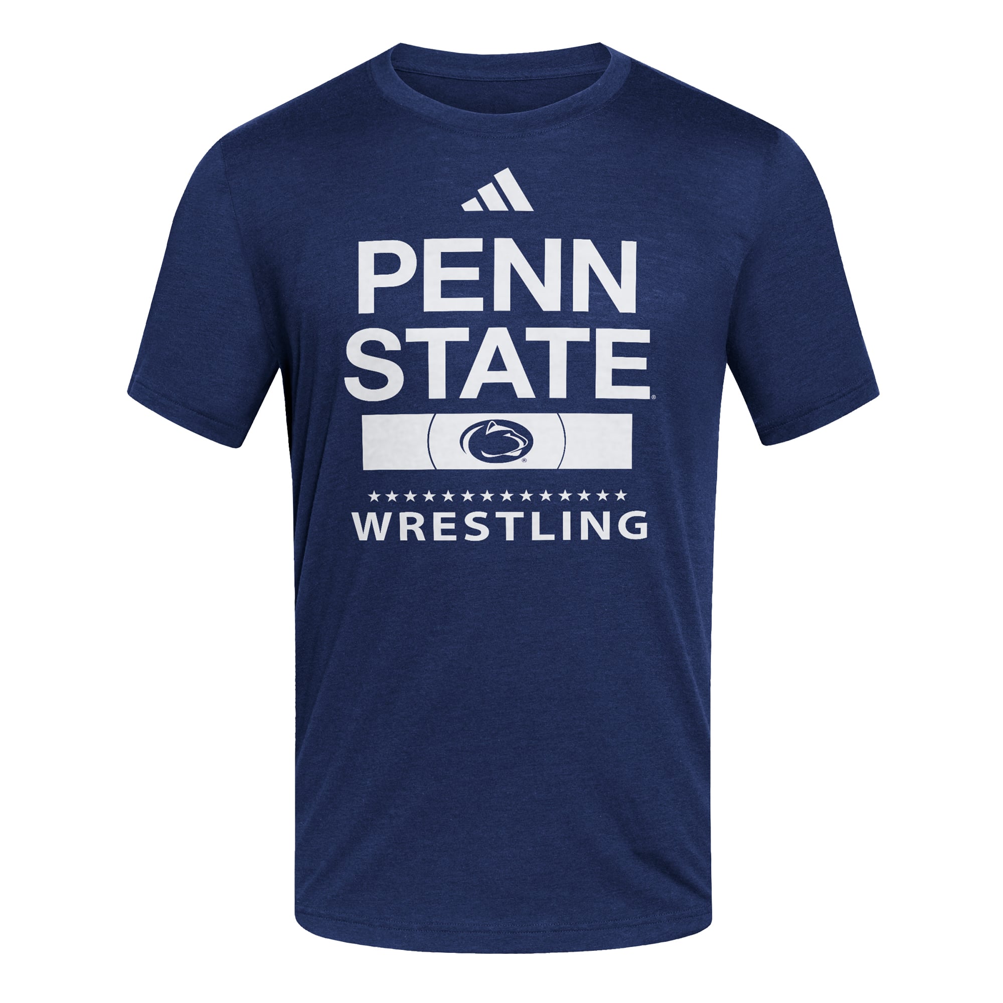 Men's adidas Navy Penn State Nittany Lions Wrestling Blend T-Shirt